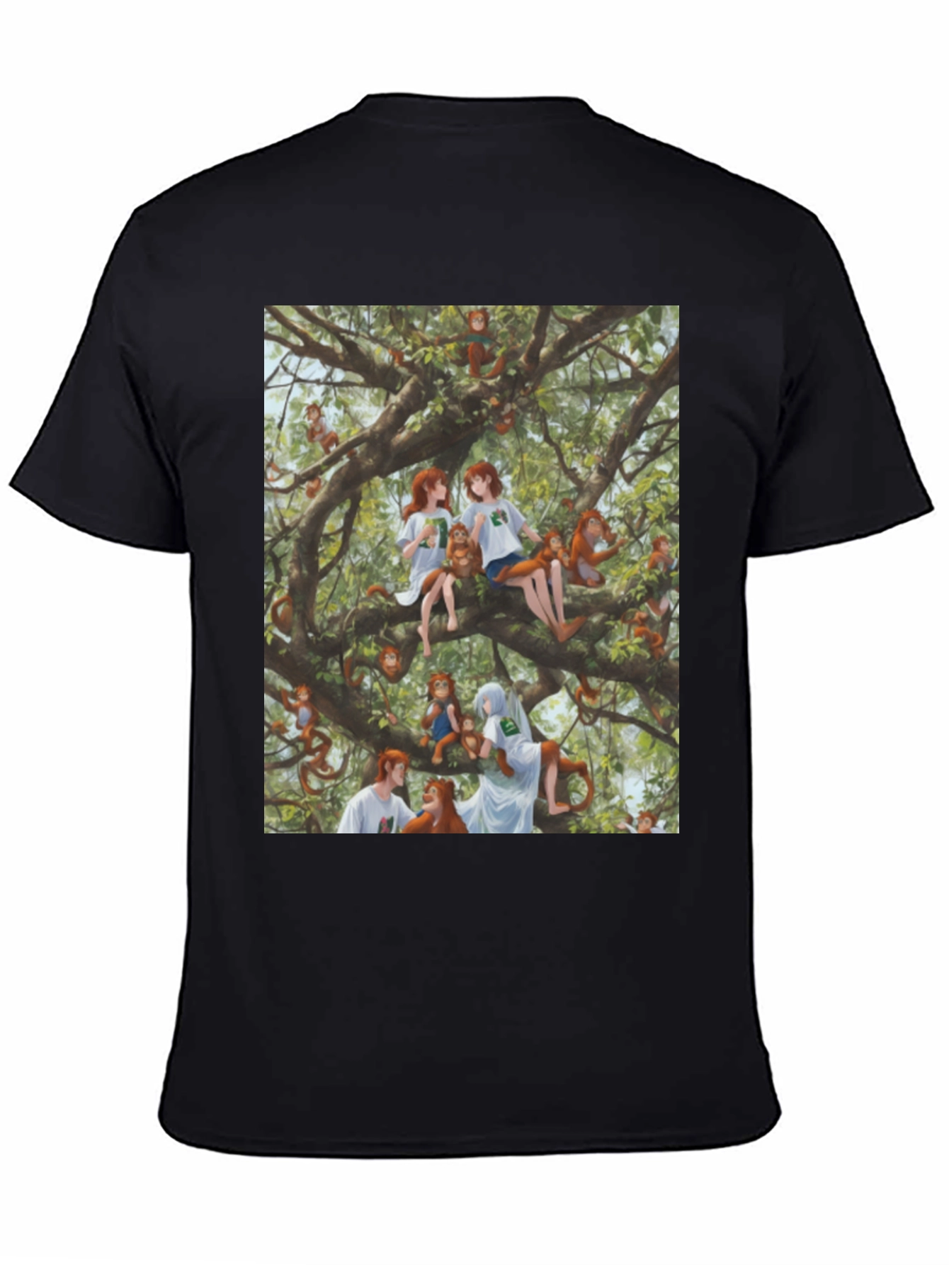 Monkey Tree T-Shirt - Unique Graphic Tee
