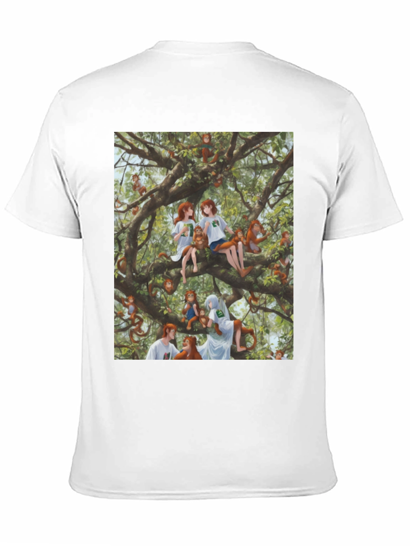 Monkey Tree T-Shirt - Unique Graphic Tee