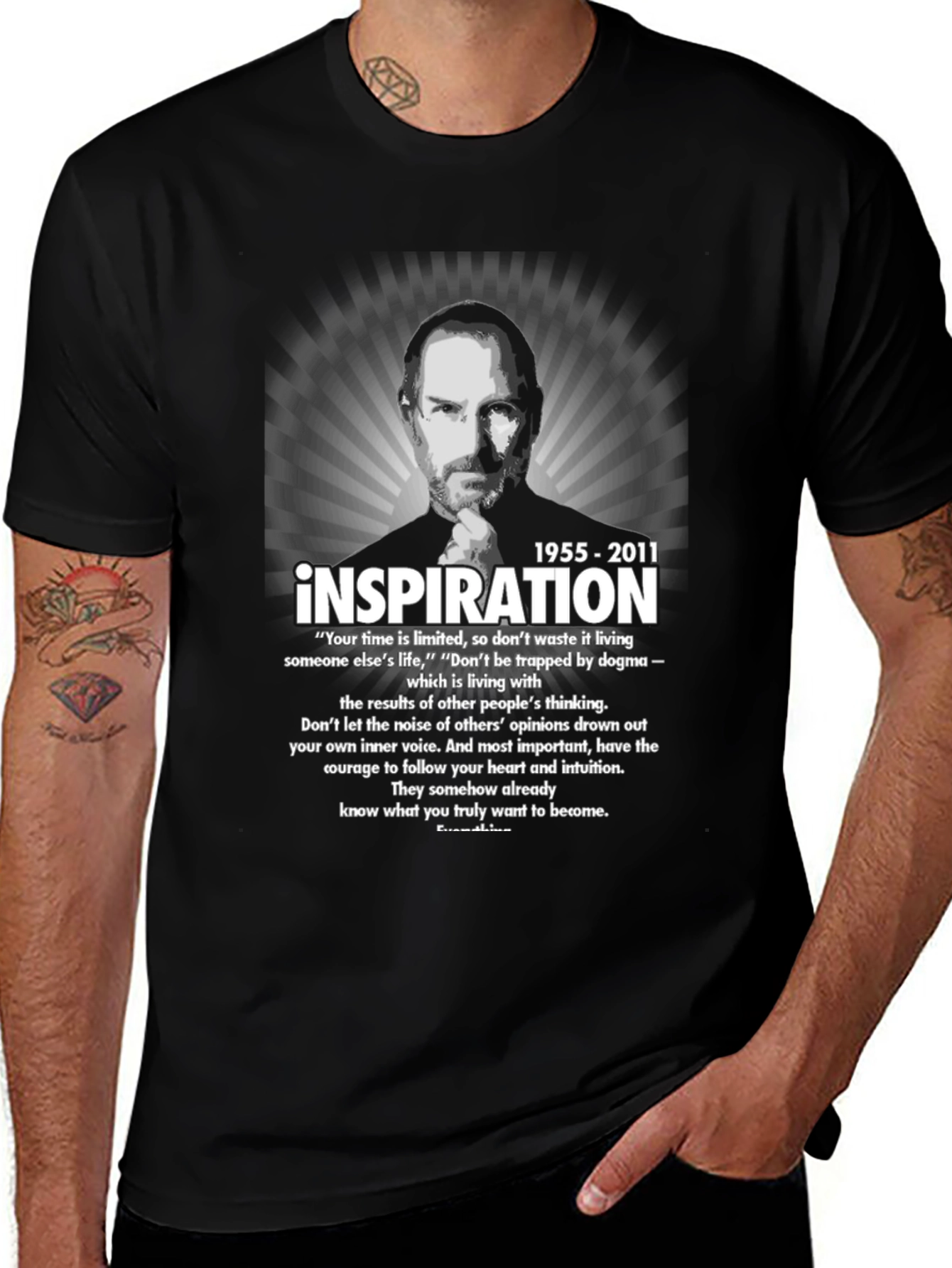 Steve Jobs T-Shirt: Inspiration Quote