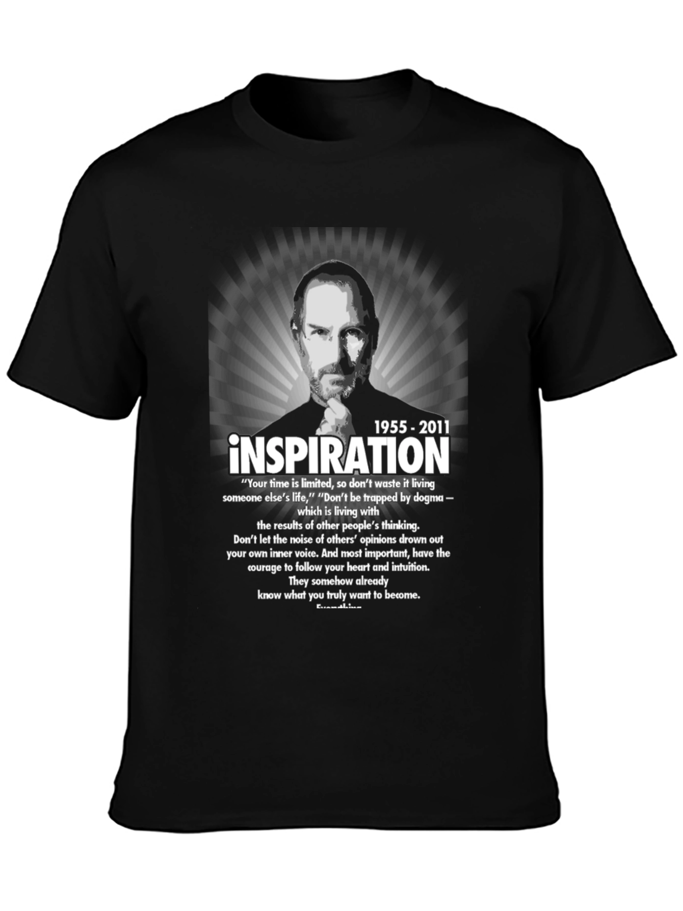 Steve Jobs T-Shirt: Inspiration Quote
