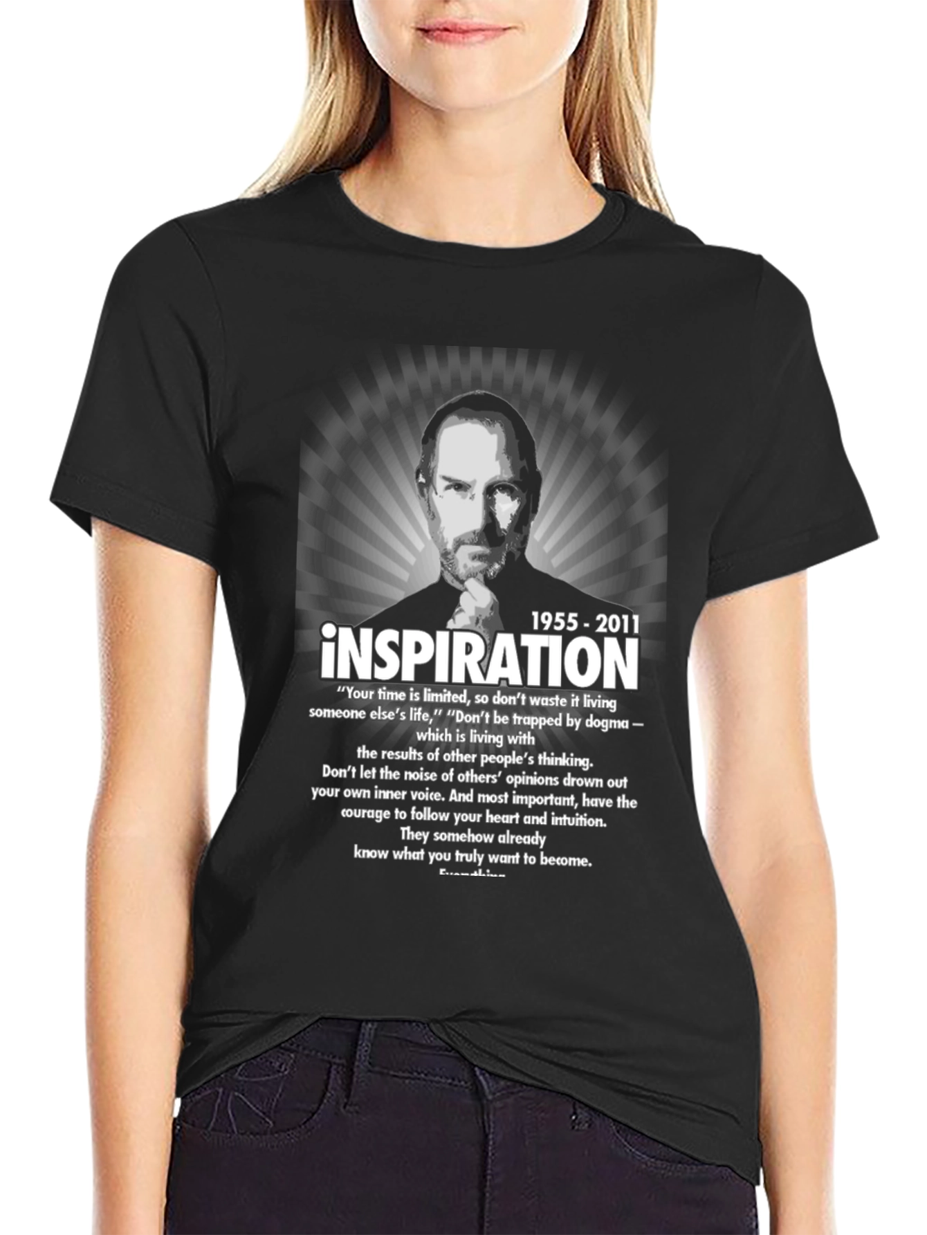 Steve Jobs T-Shirt: Inspiration Quote