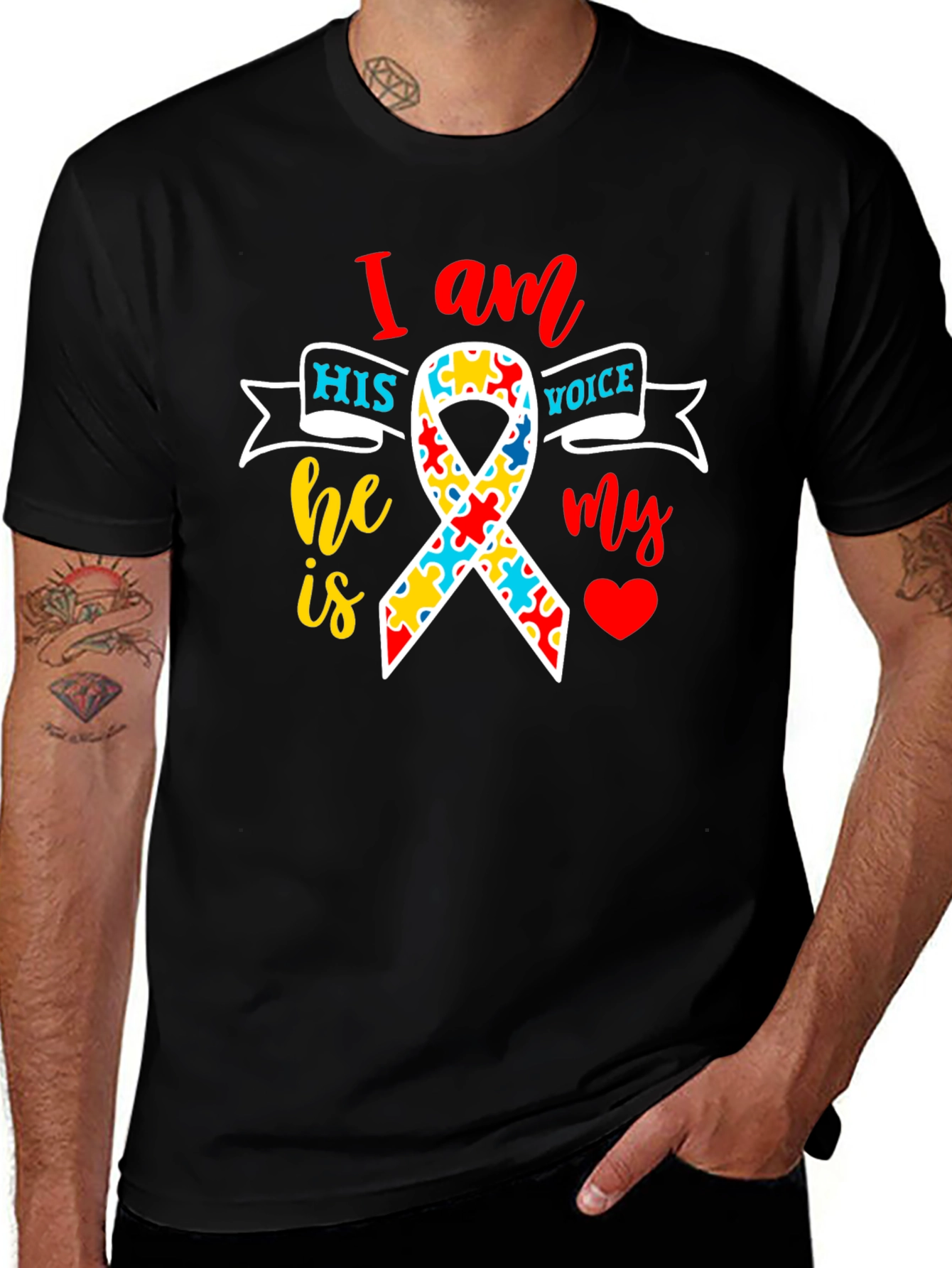 I am His Voice Autism Awareness T-Shirt