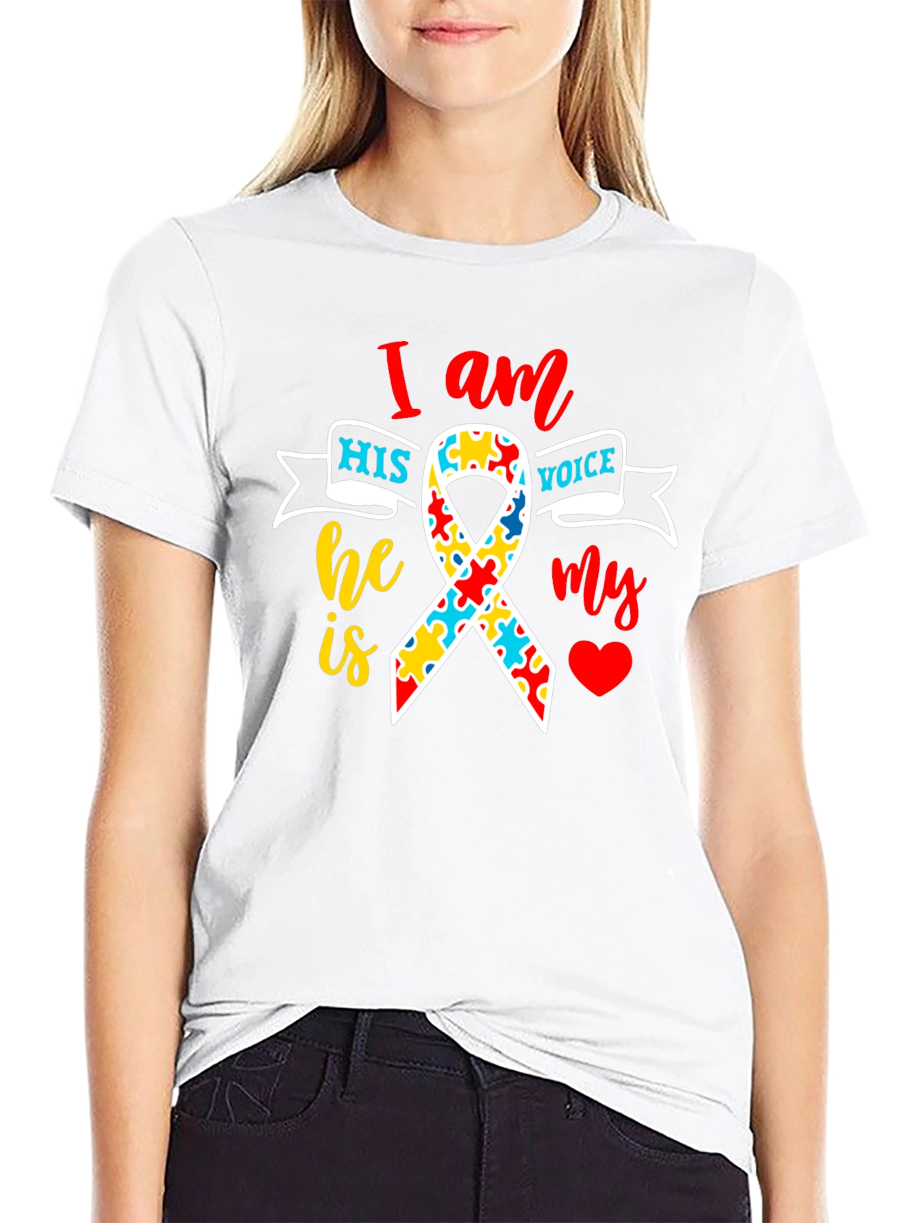 I am His Voice Autism Awareness T-Shirt