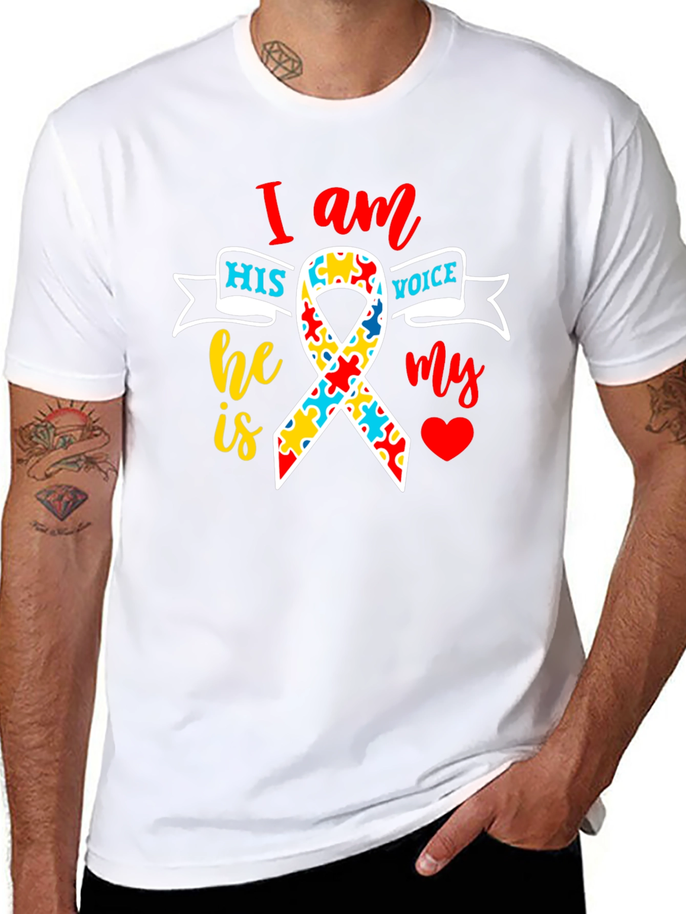 I am His Voice Autism Awareness T-Shirt