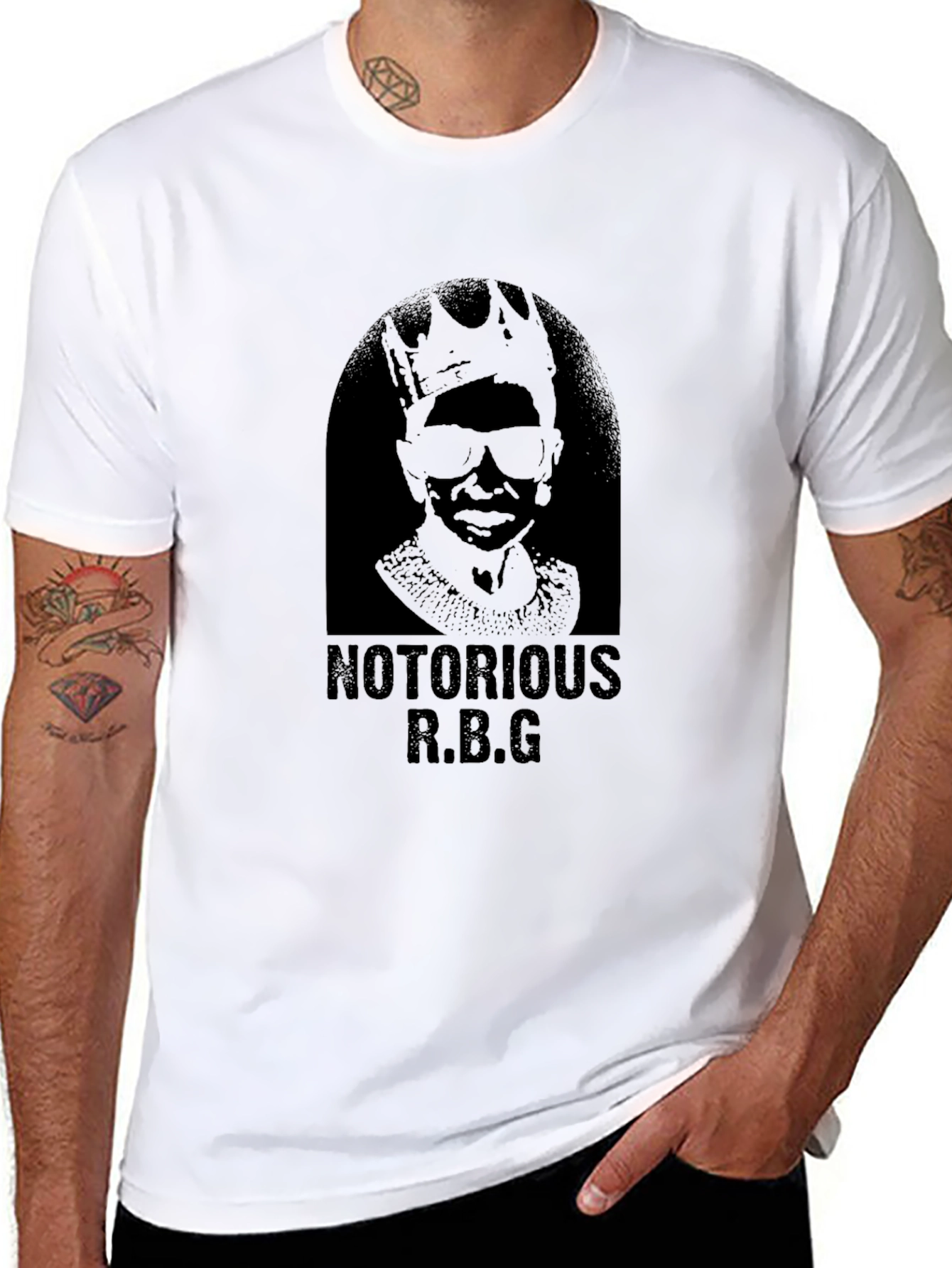 Notorious RBG T-Shirt - Black Graphic Tee
