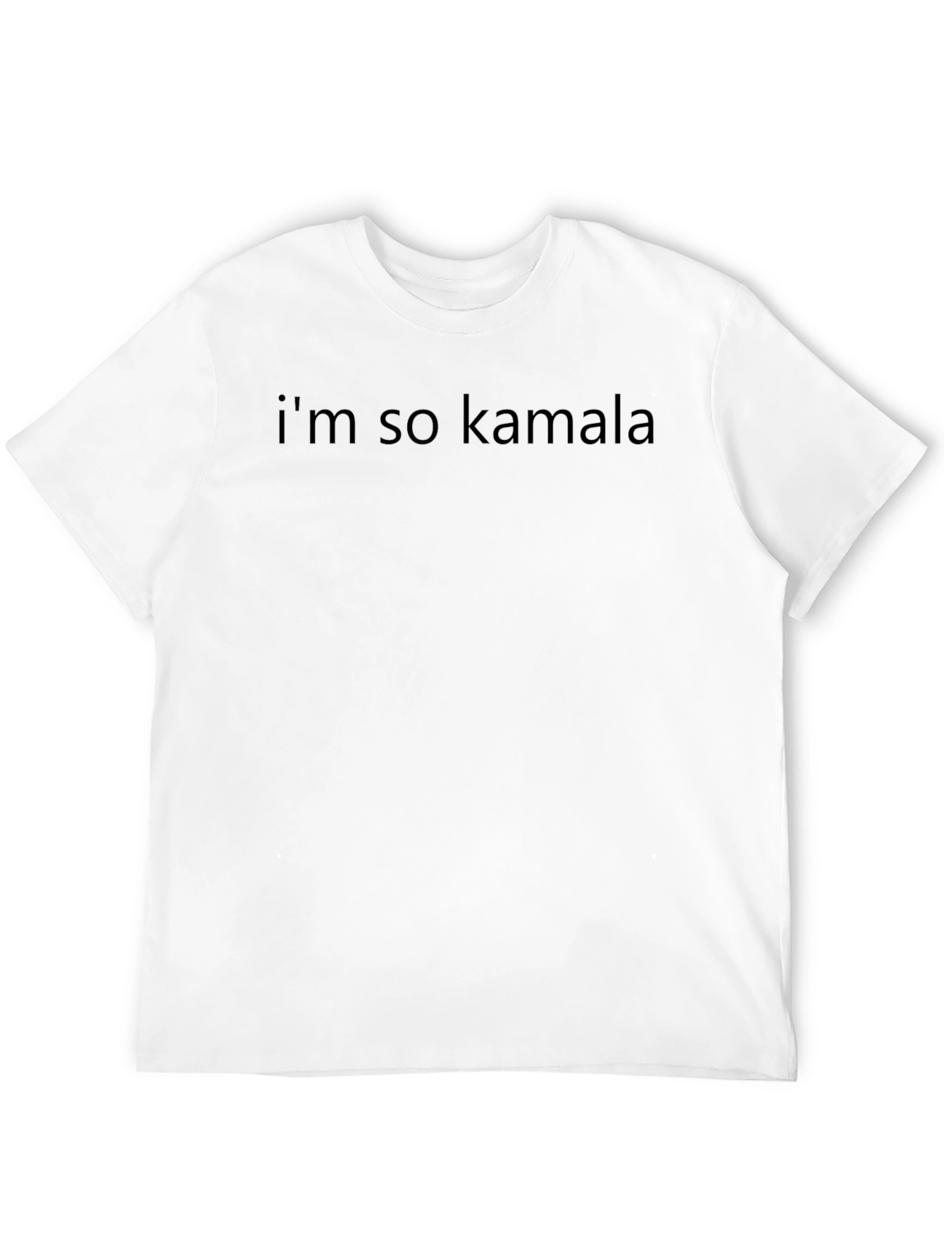 Im So Kamala T-Shirt - Black Crew Neck Tee