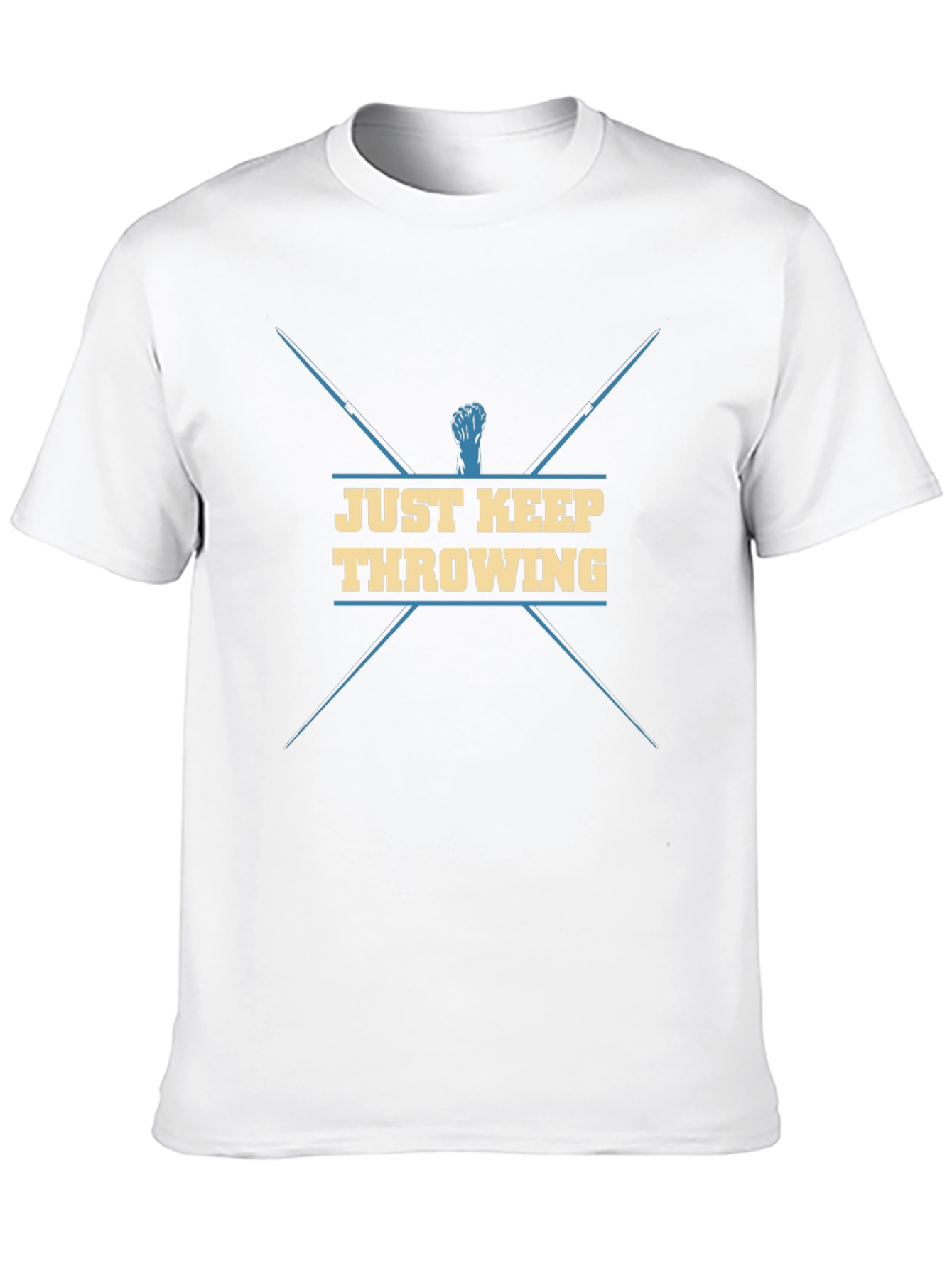Just Keep Throwing Black T-Shirt