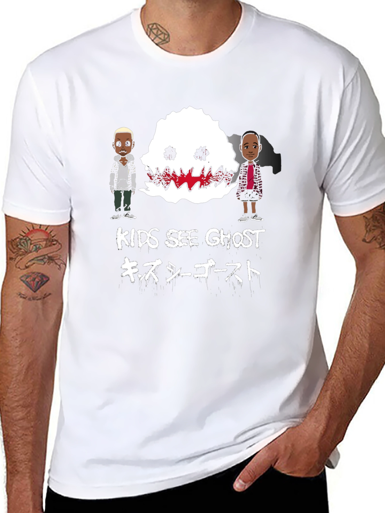 Kids See Ghost Graphic Print T-Shirt