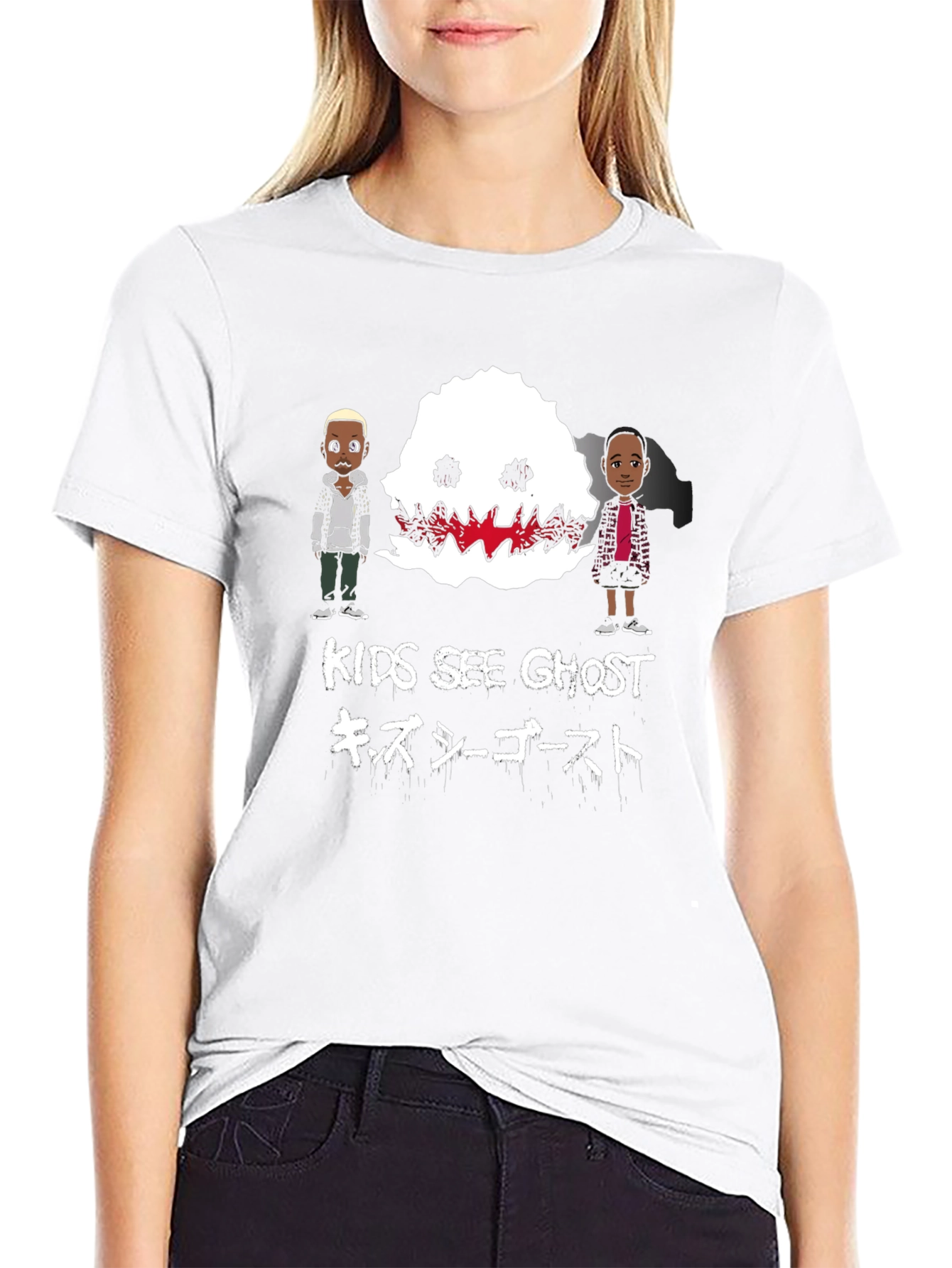 Kids See Ghost Graphic Print T-Shirt