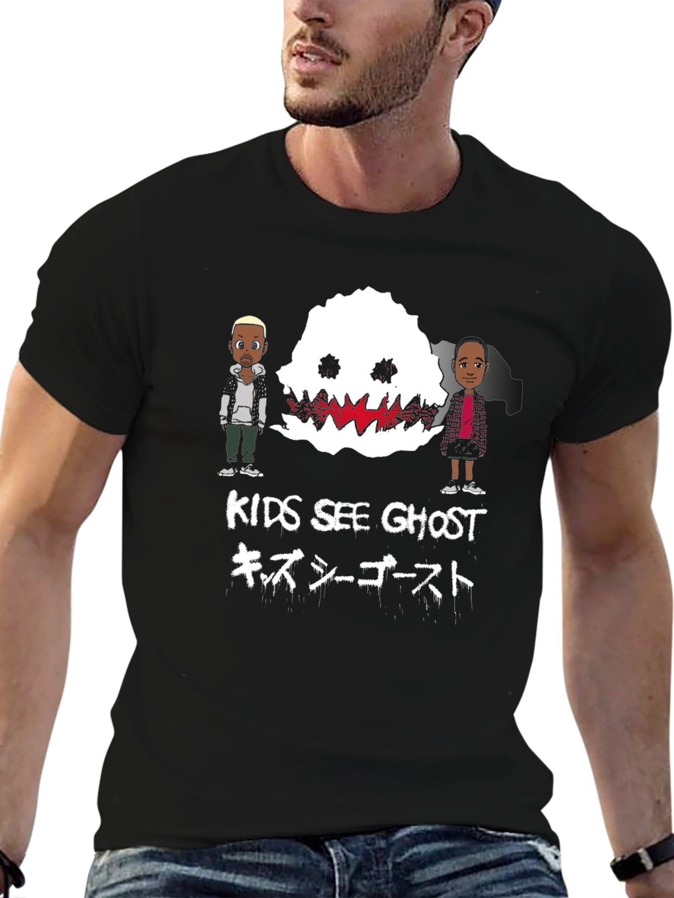 Kids See Ghost Graphic Print T-Shirt