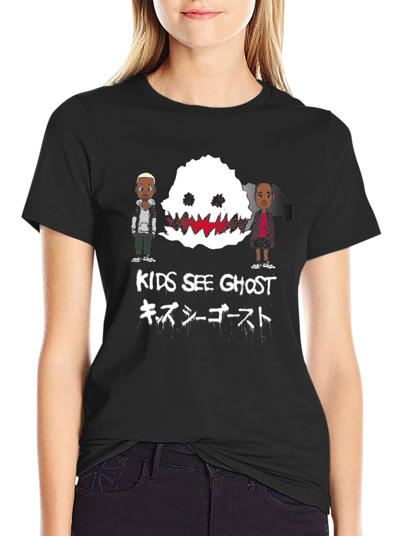 Kids See Ghost Graphic Print T-Shirt