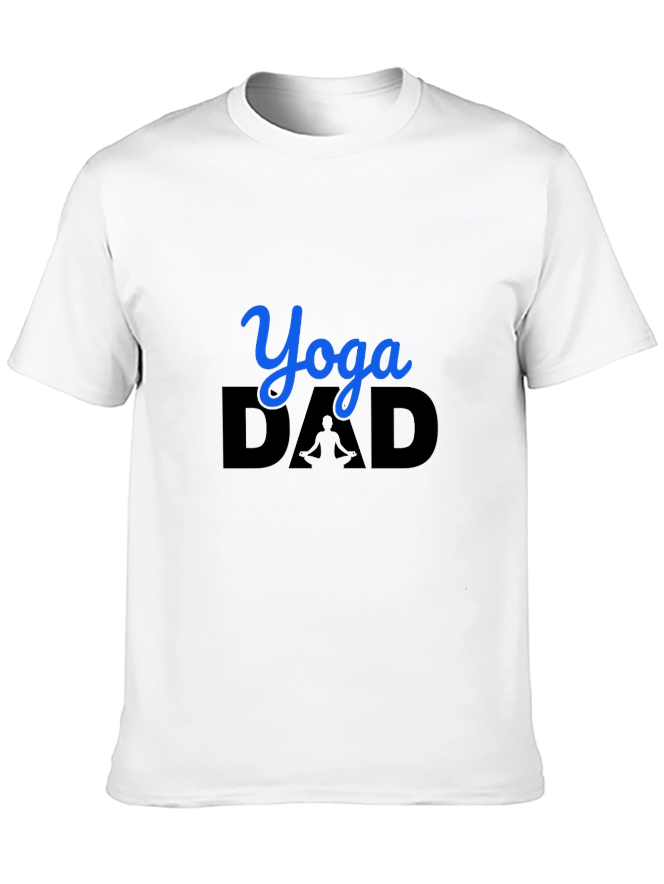 Yoga Dad Graphic Tee - Black Cotton Blend