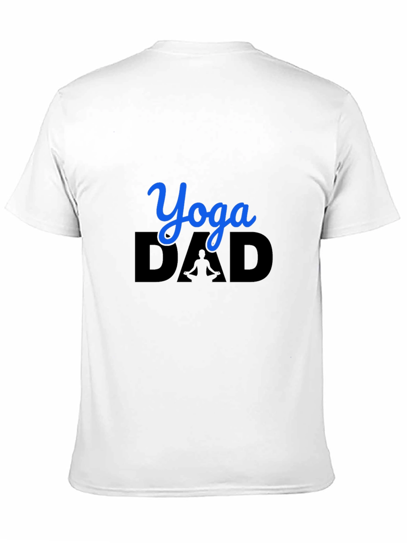 Yoga Dad Graphic Tee - Black Cotton Blend