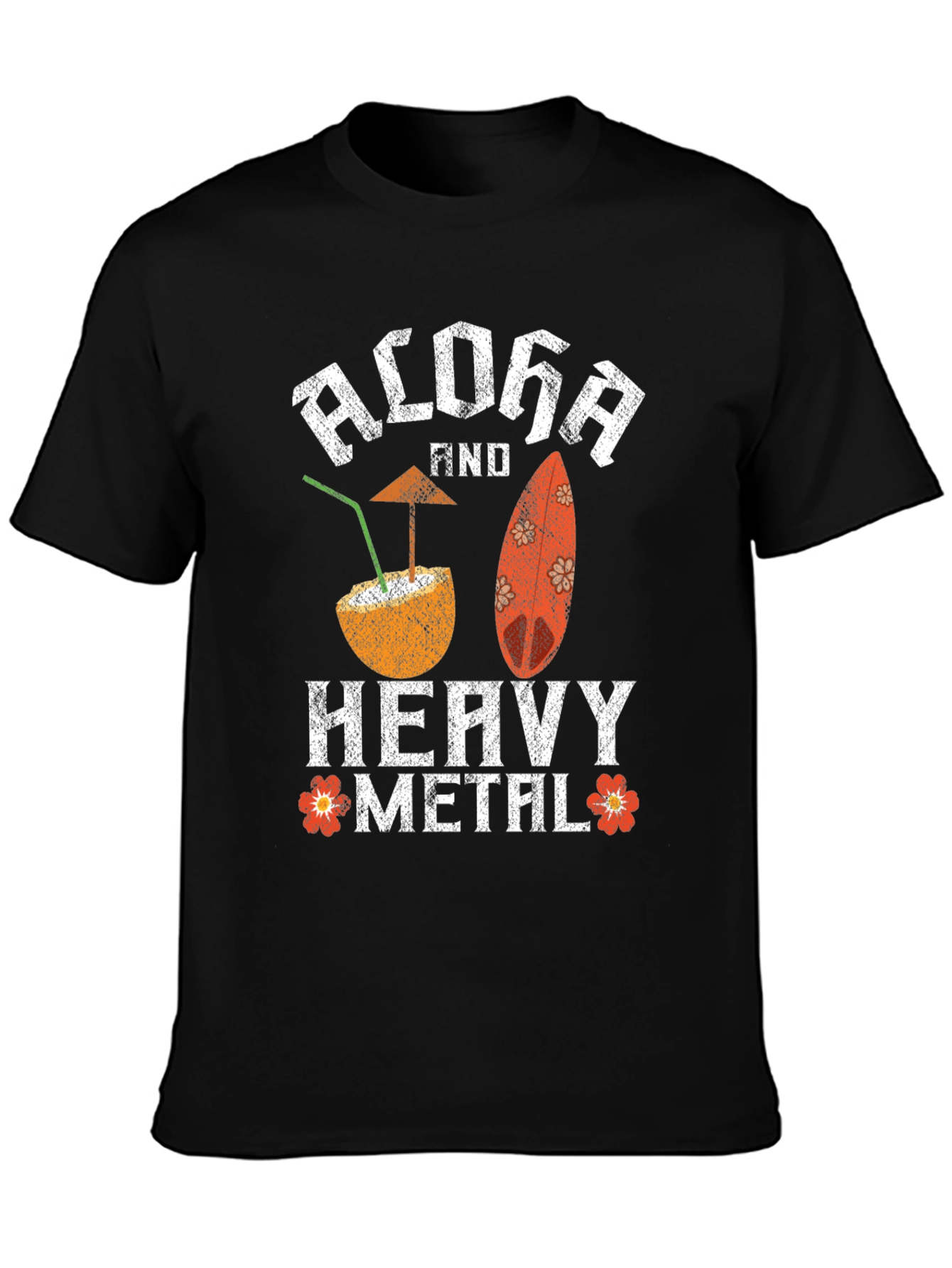 Aloha Heavy Metal T-Shirt - Beach Rocker Tee