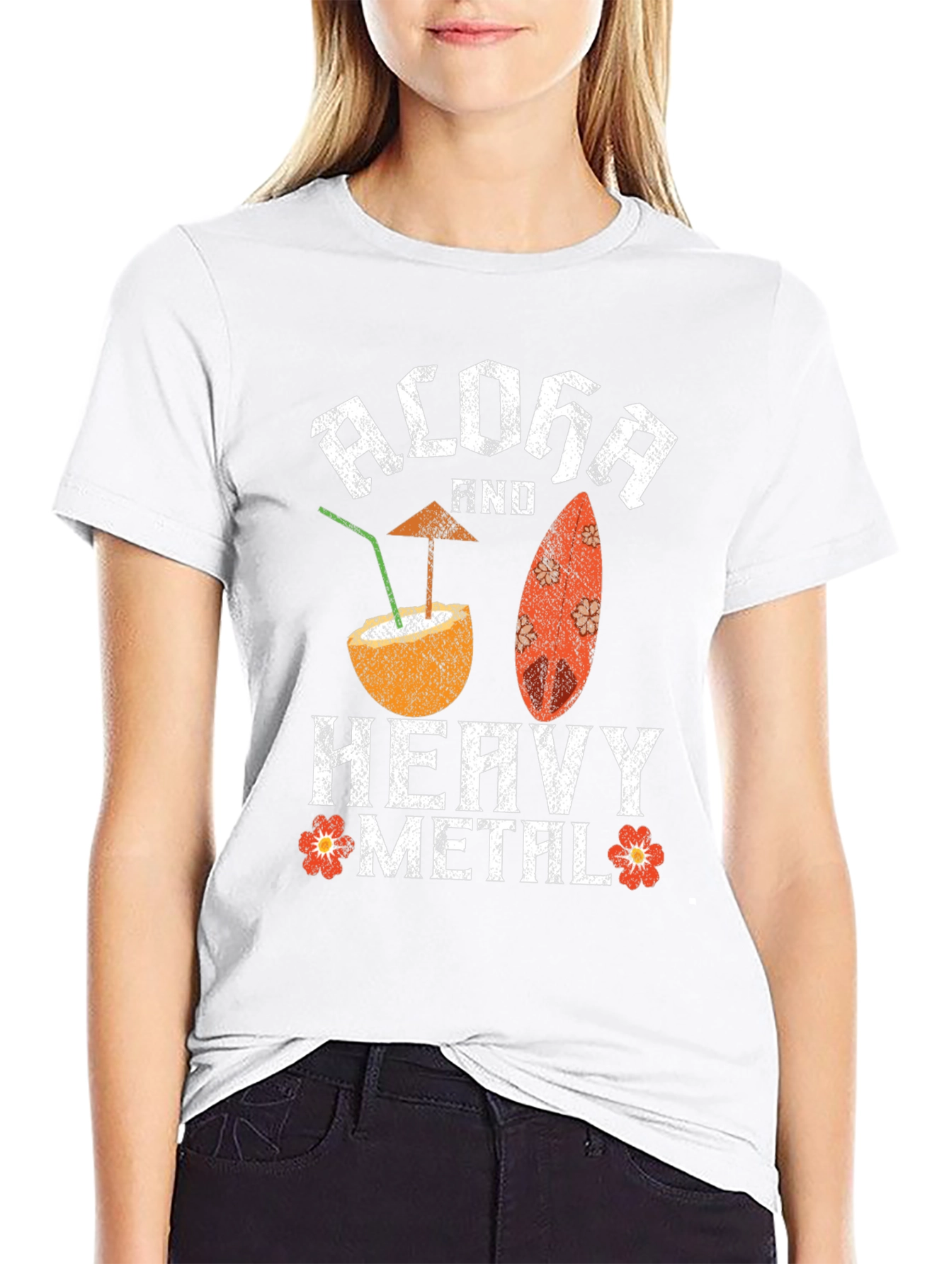 Aloha Heavy Metal T-Shirt - Beach Rocker Tee