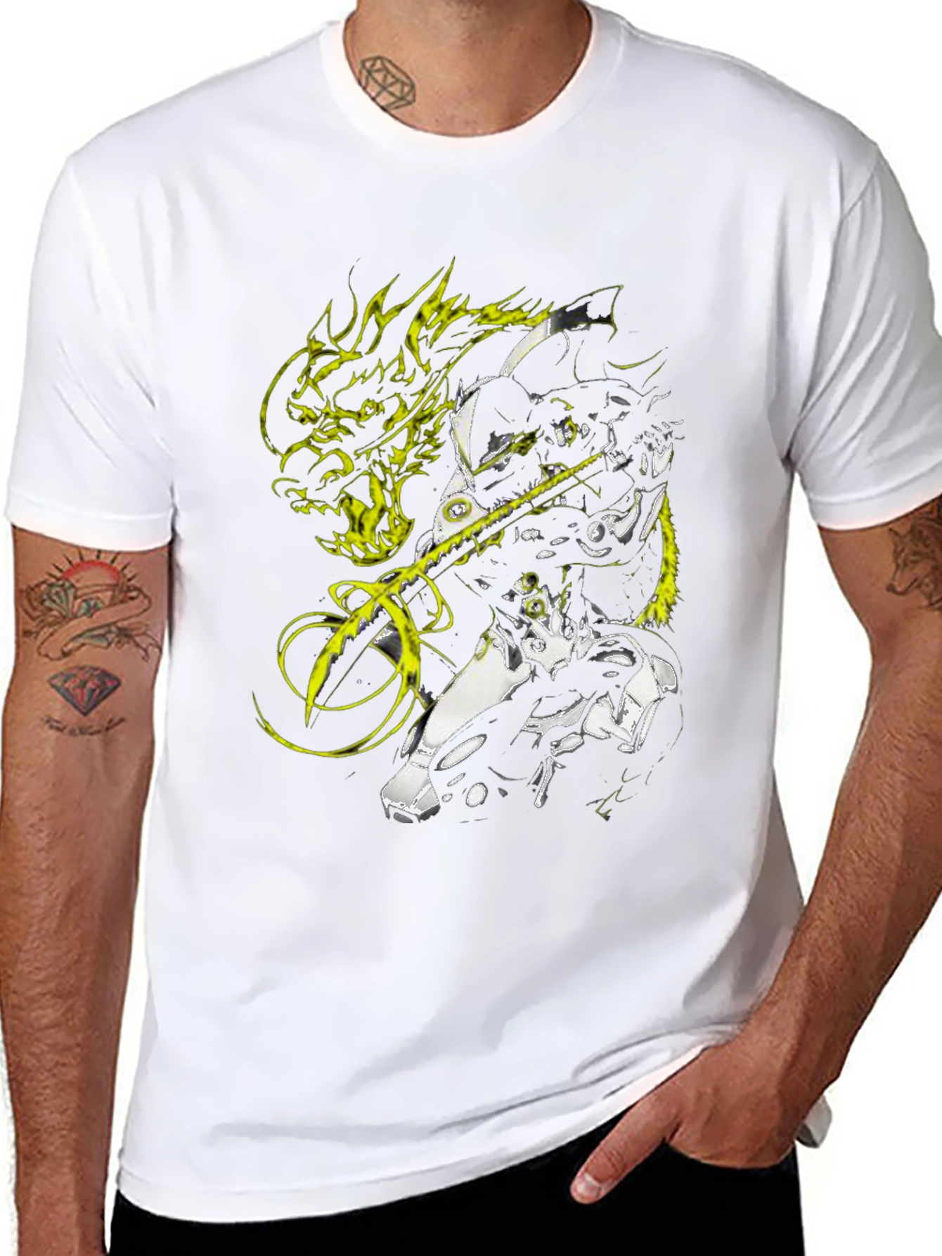 Genji Overwatch T-Shirt - Dragonblade Design