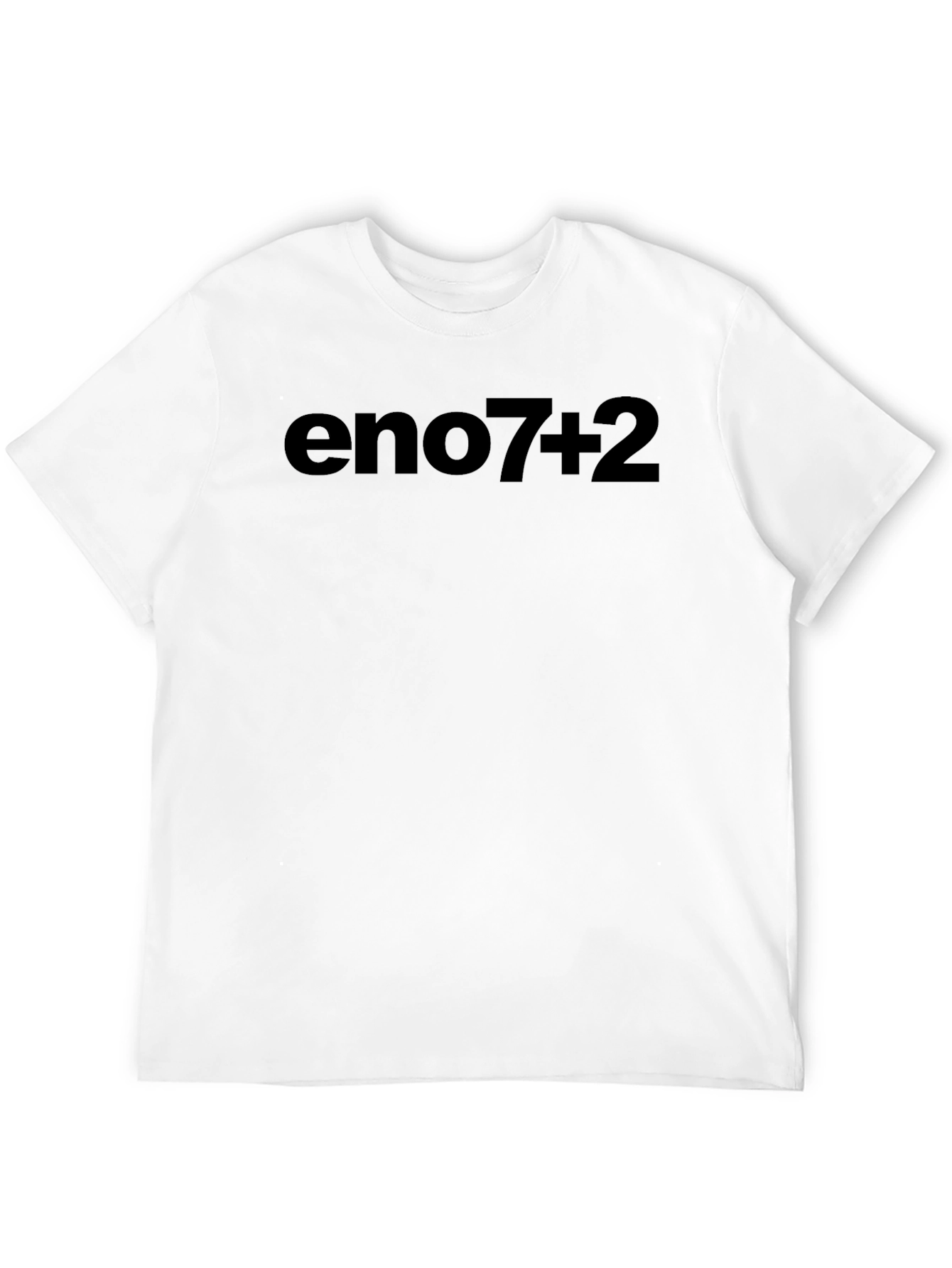 Eno7+2 Graphic Tee - Stylish Black T-Shirt