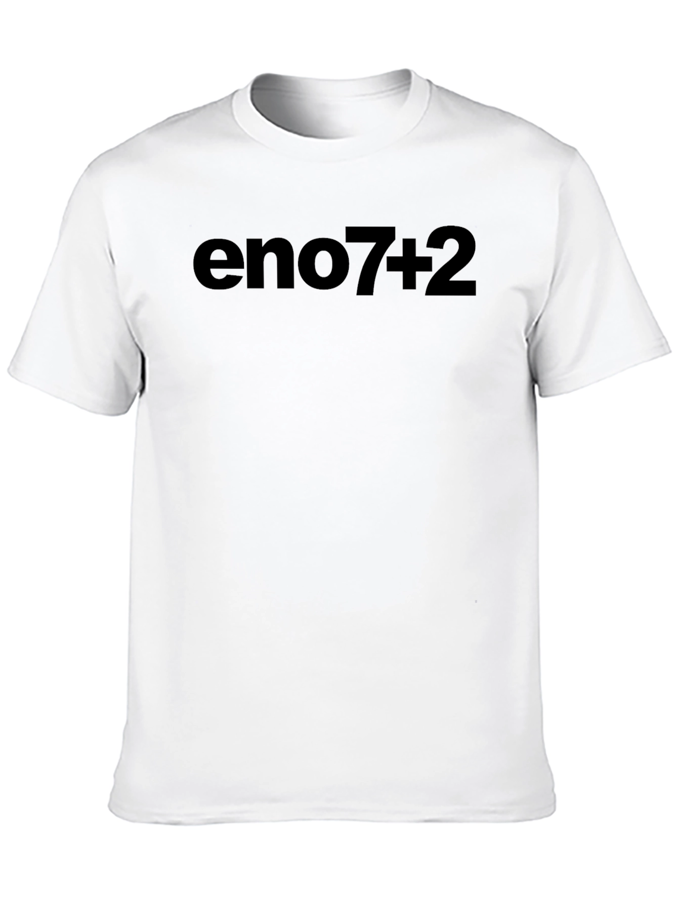 Eno7+2 Graphic Tee - Stylish Black T-Shirt