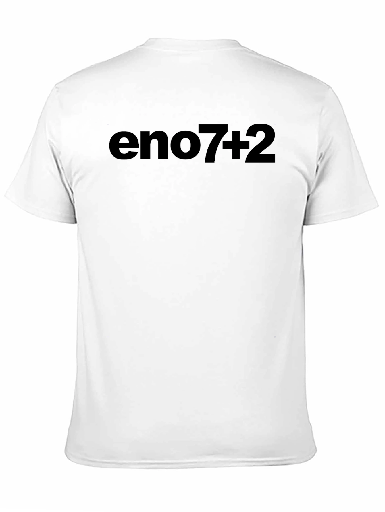 Eno7+2 Graphic Tee - Stylish Black T-Shirt