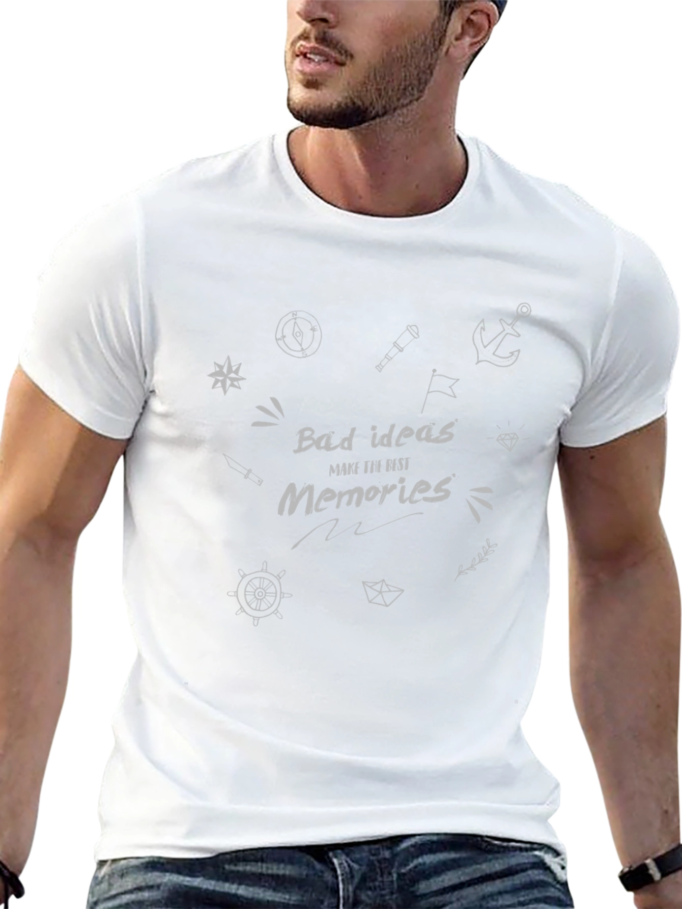 Bad Ideas Make Best Memories Graphic T-Shirt