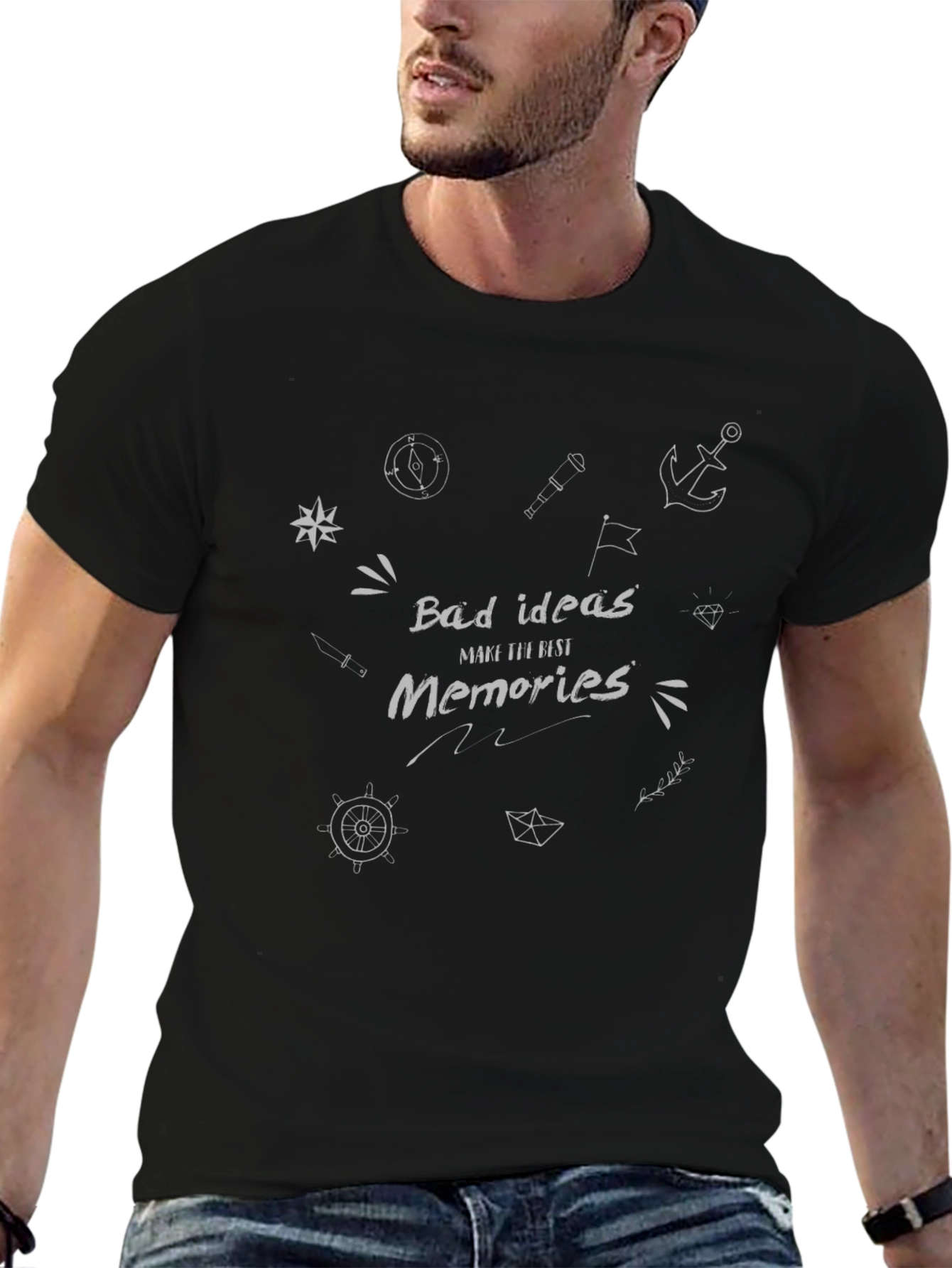Bad Ideas Make Best Memories Graphic T-Shirt