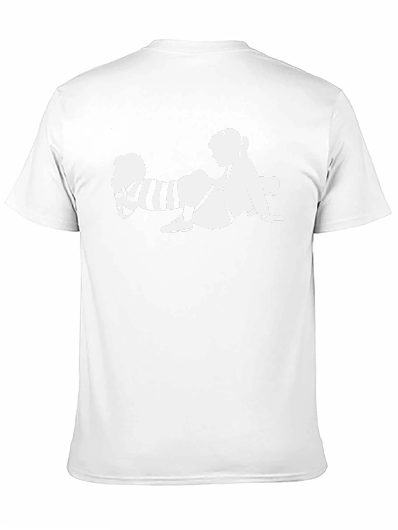 Black T-Shirt with Unique Graphic Design