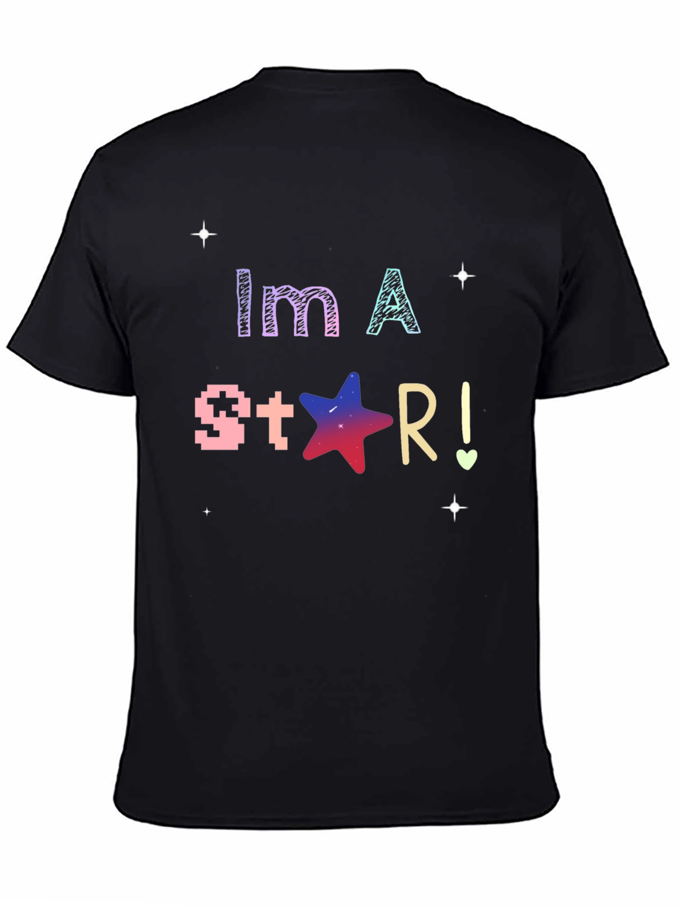 Im A Star! Black T-Shirt