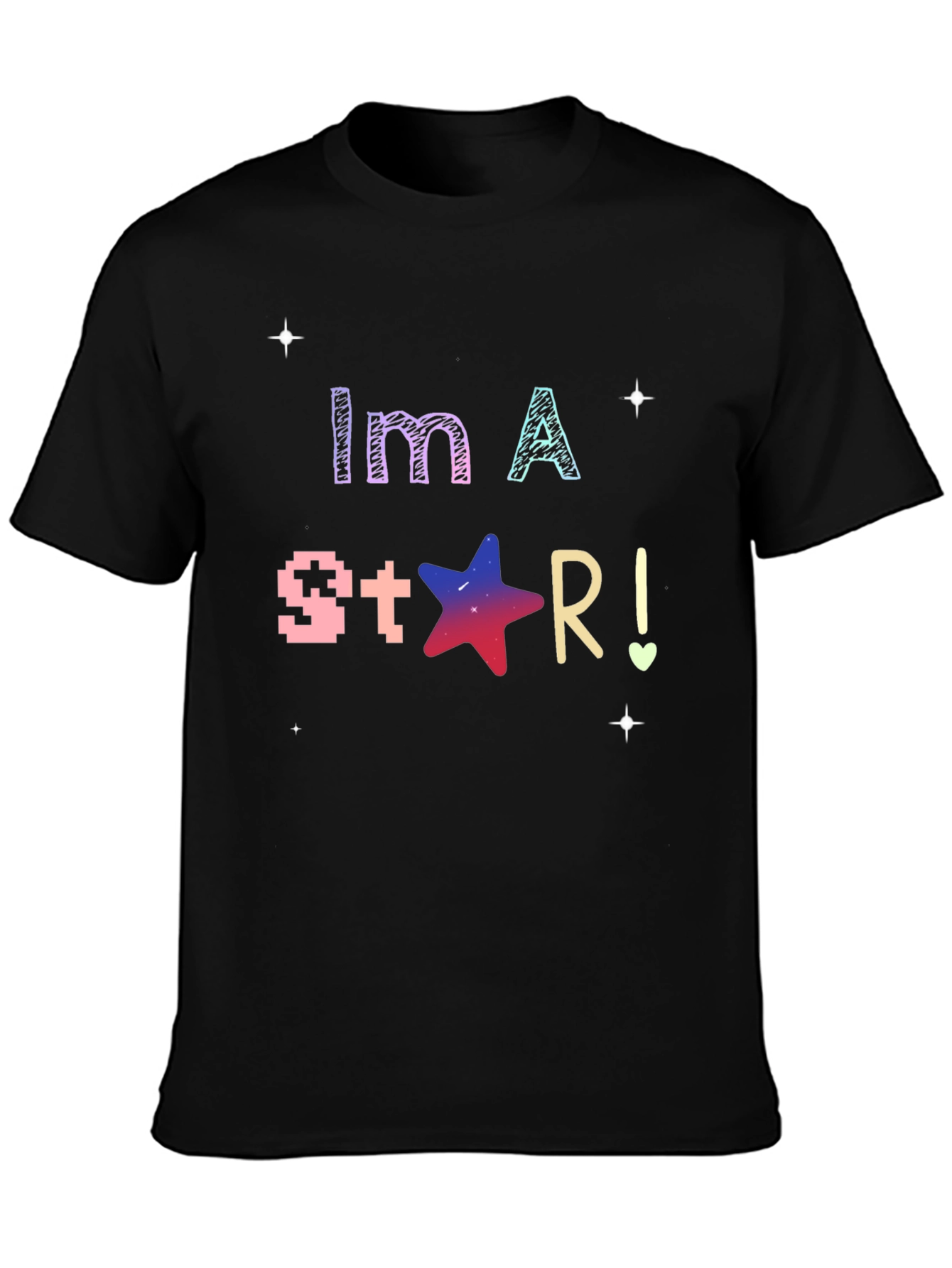 Im A Star! Black T-Shirt