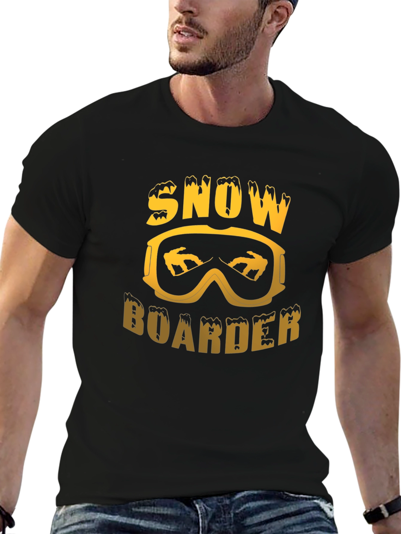 Snowboarder Graphic Tee - Cool Sports Shirt