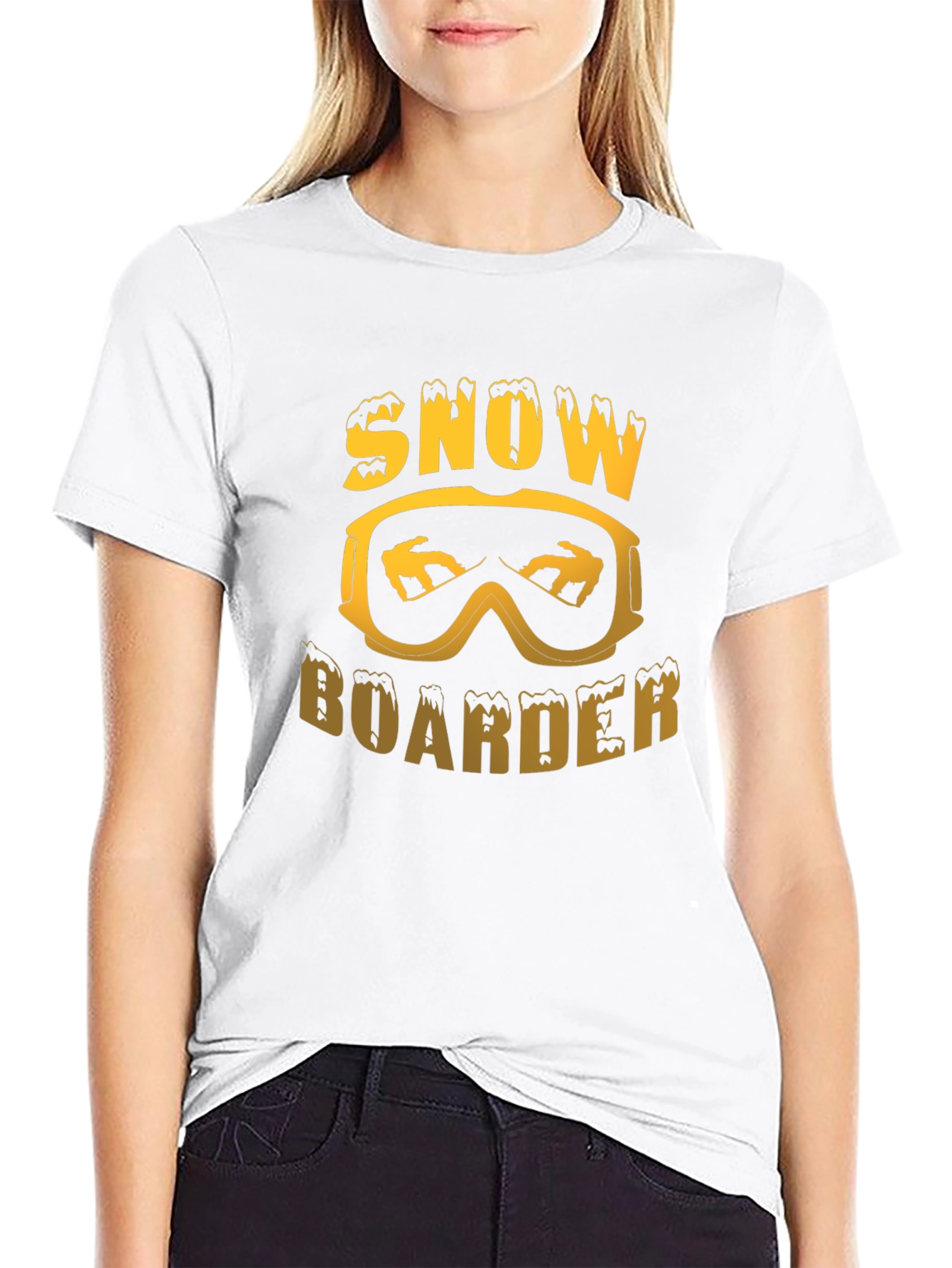 Snowboarder Graphic Tee - Cool Sports Shirt