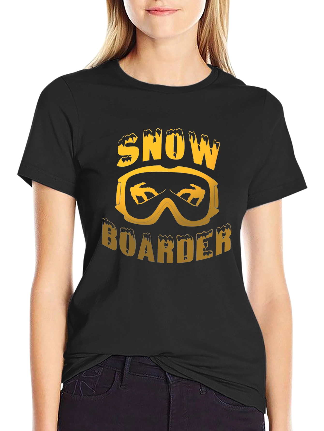 Snowboarder Graphic Tee - Cool Sports Shirt