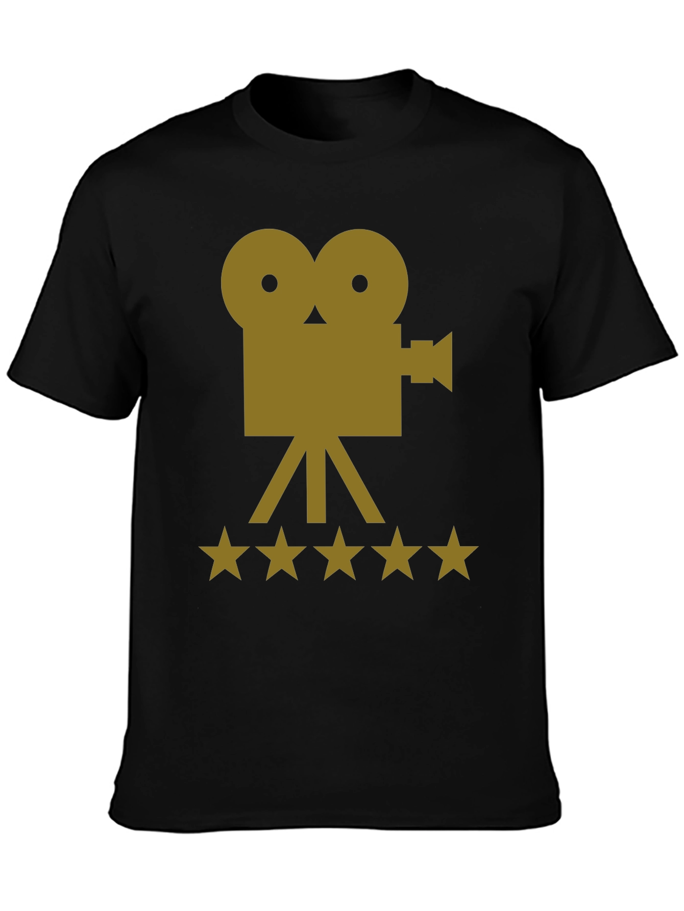 Retro Film Camera T-Shirt - 5 Star Movie Buff