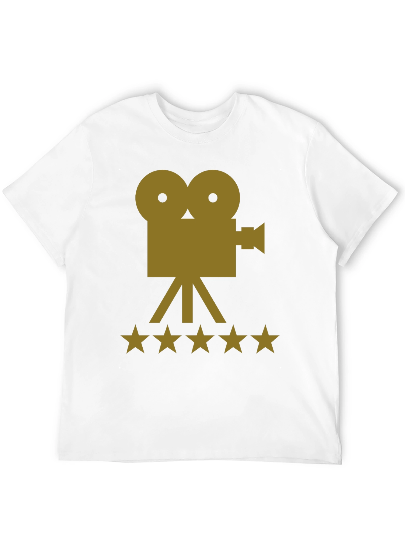 Retro Film Camera T-Shirt - 5 Star Movie Buff