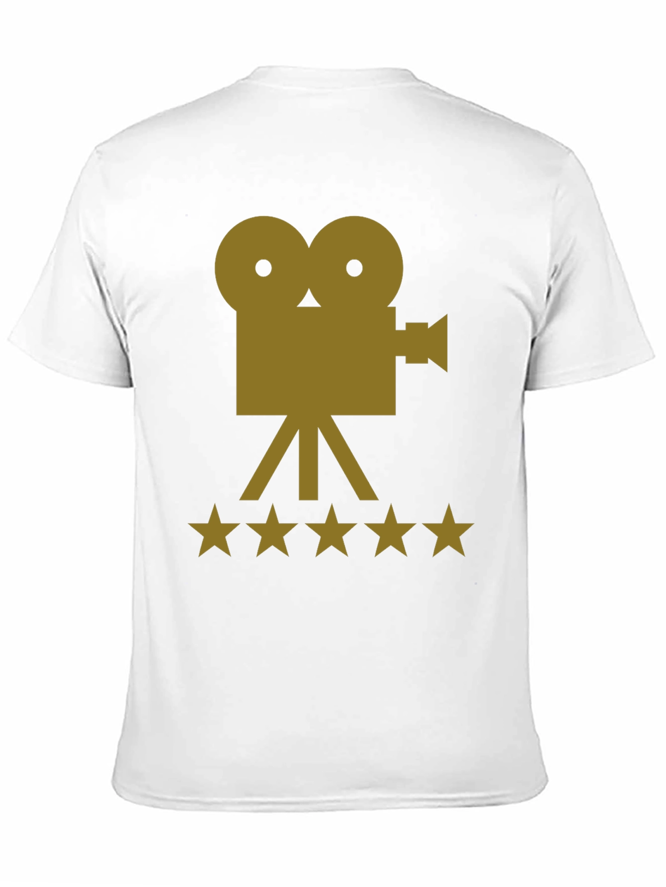Retro Film Camera T-Shirt - 5 Star Movie Buff