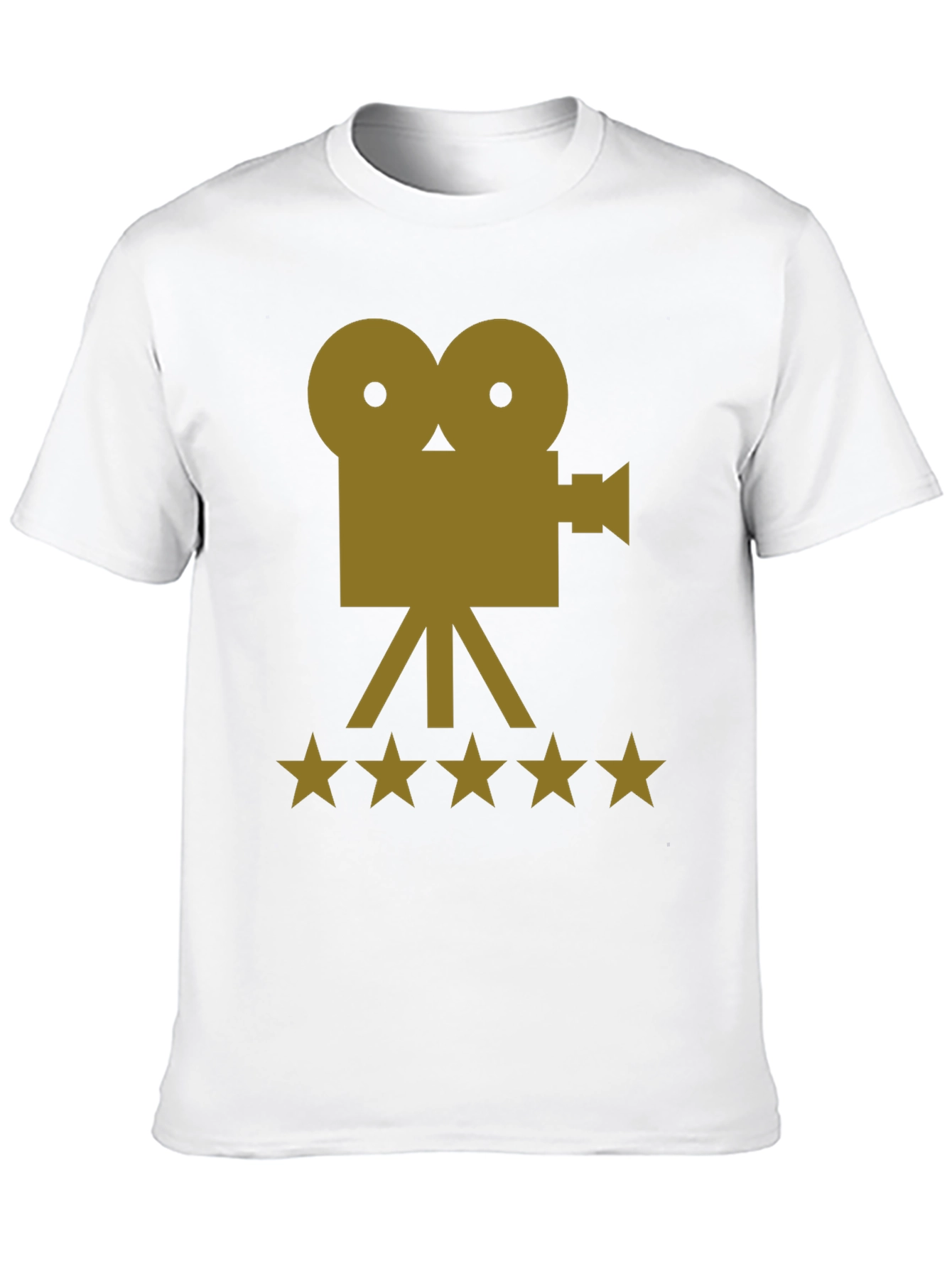 Retro Film Camera T-Shirt - 5 Star Movie Buff