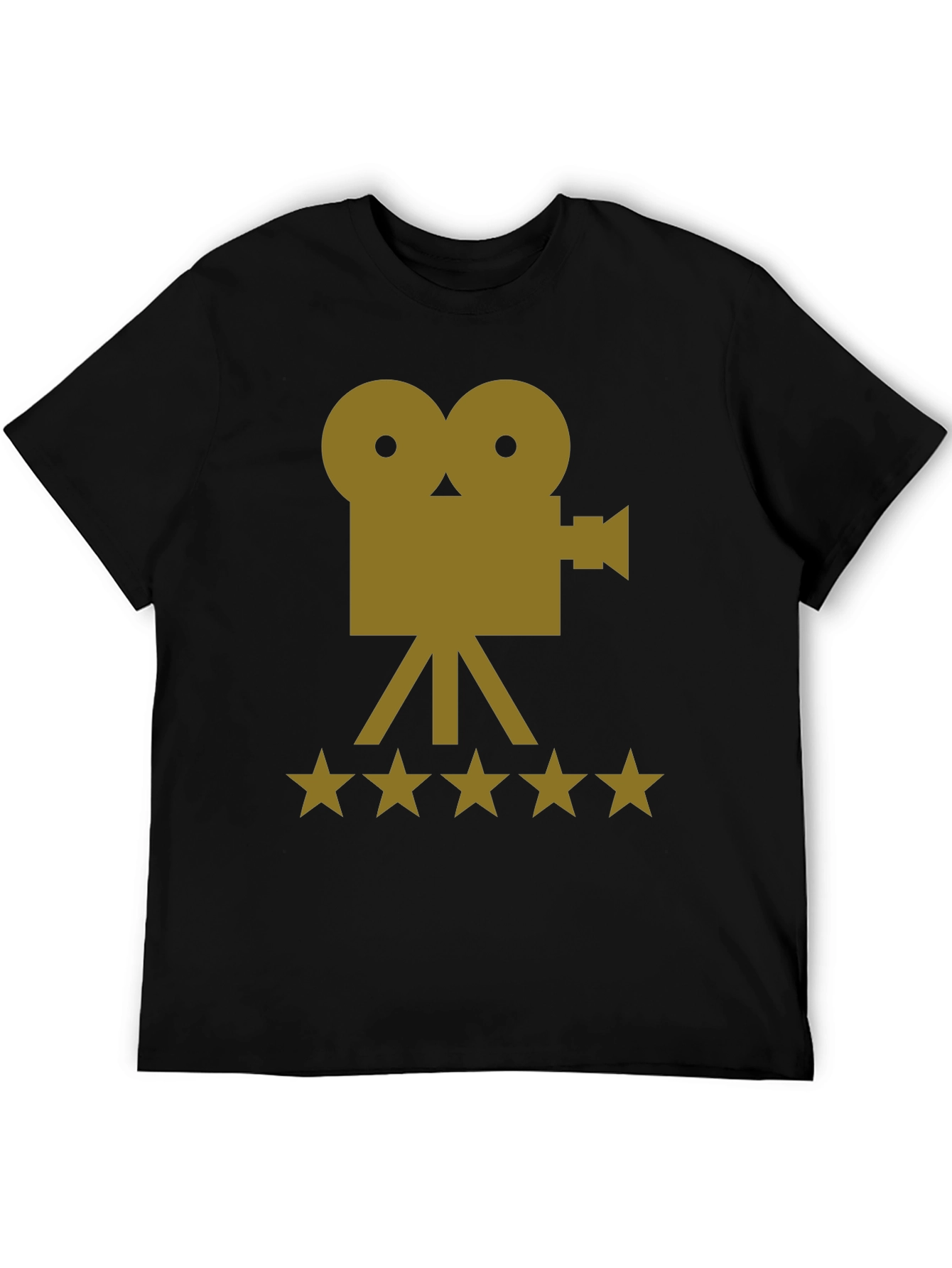 Retro Film Camera T-Shirt - 5 Star Movie Buff