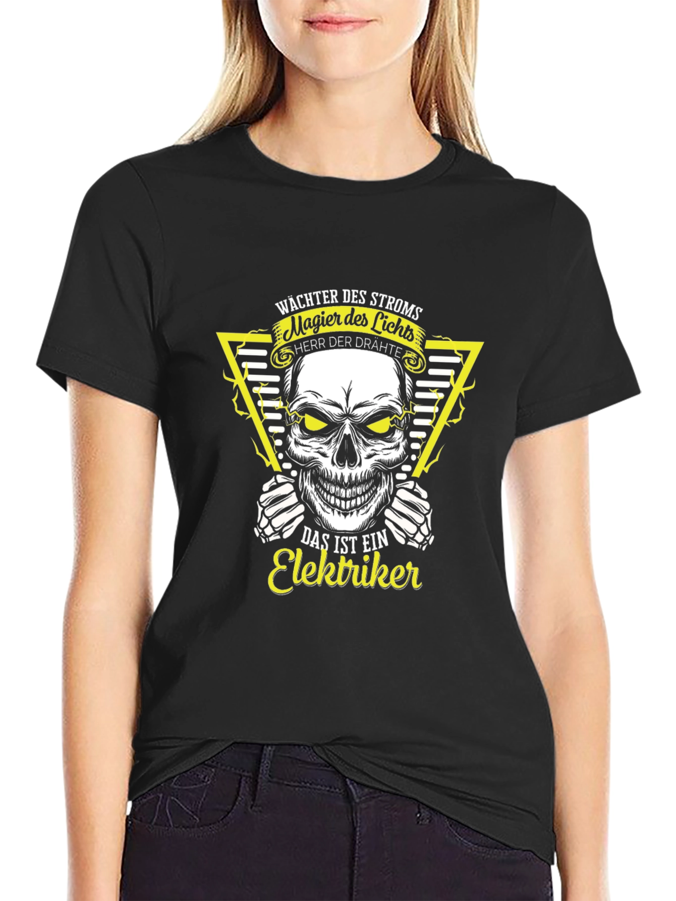 Electrician Magier des Lichts Herr der Drahte T-Shirt