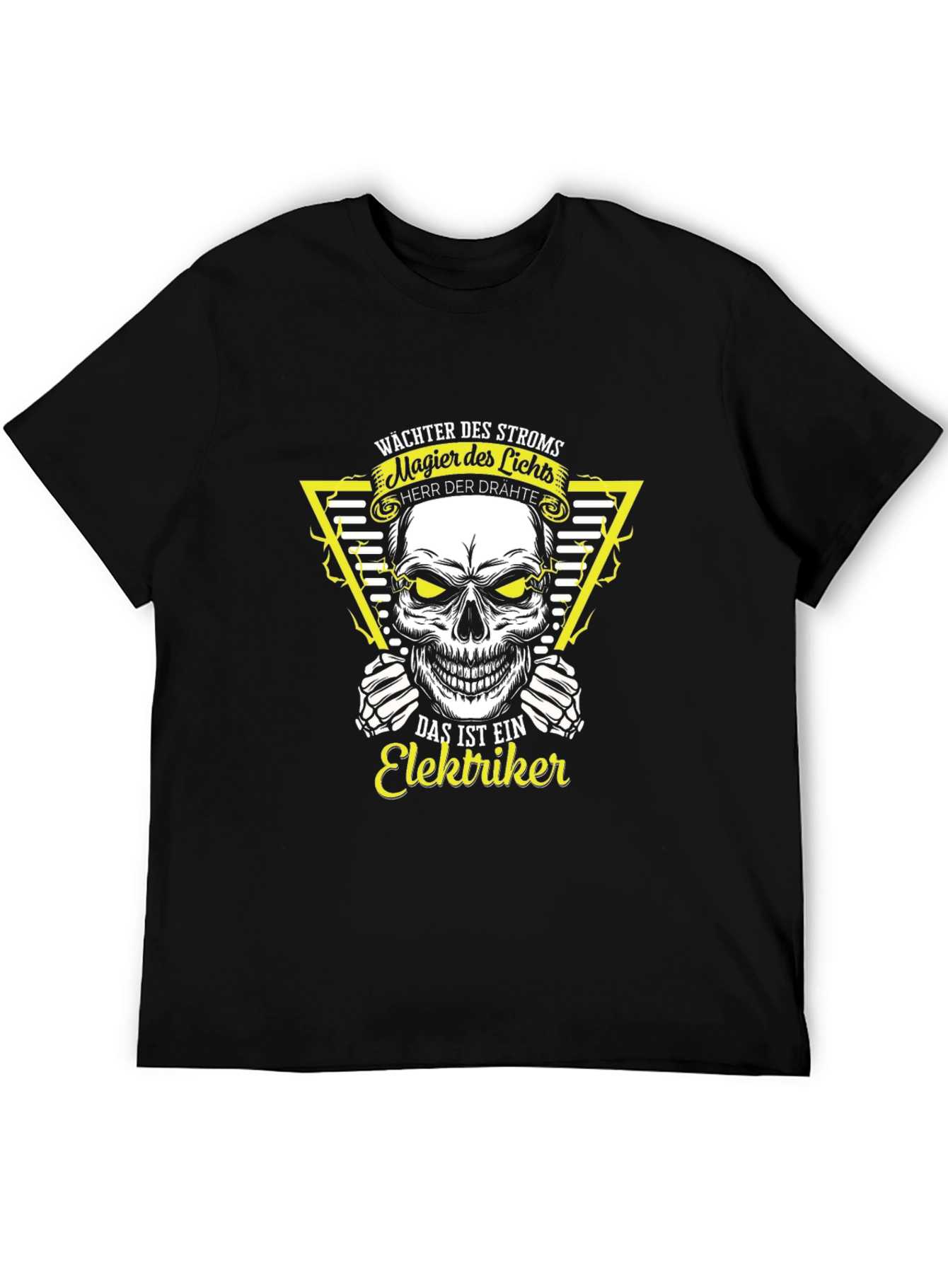 Electrician Magier des Lichts Herr der Drahte T-Shirt
