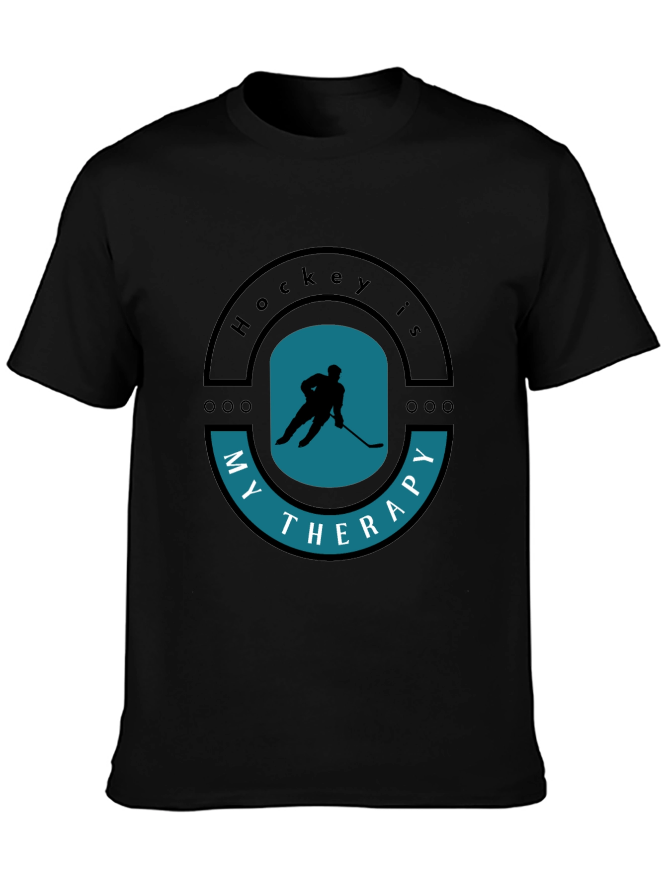 Hockey is My Therapy T-Shirt Sporty Tee