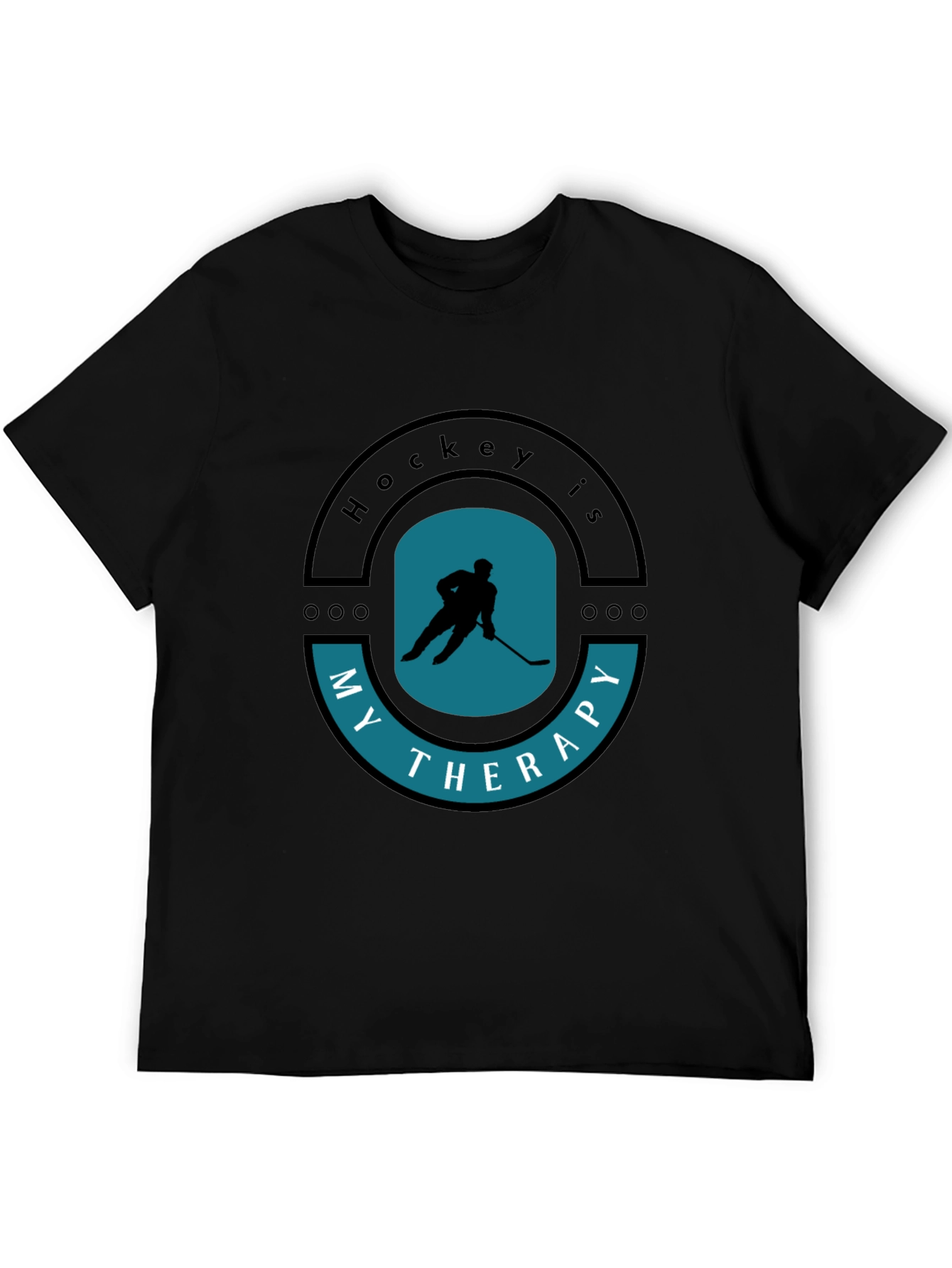 Hockey is My Therapy T-Shirt Sporty Tee
