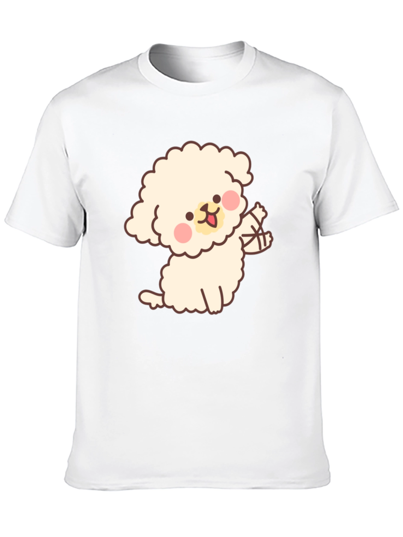 Cute Puppy Graphic T-Shirt - Soft Style Black Tee