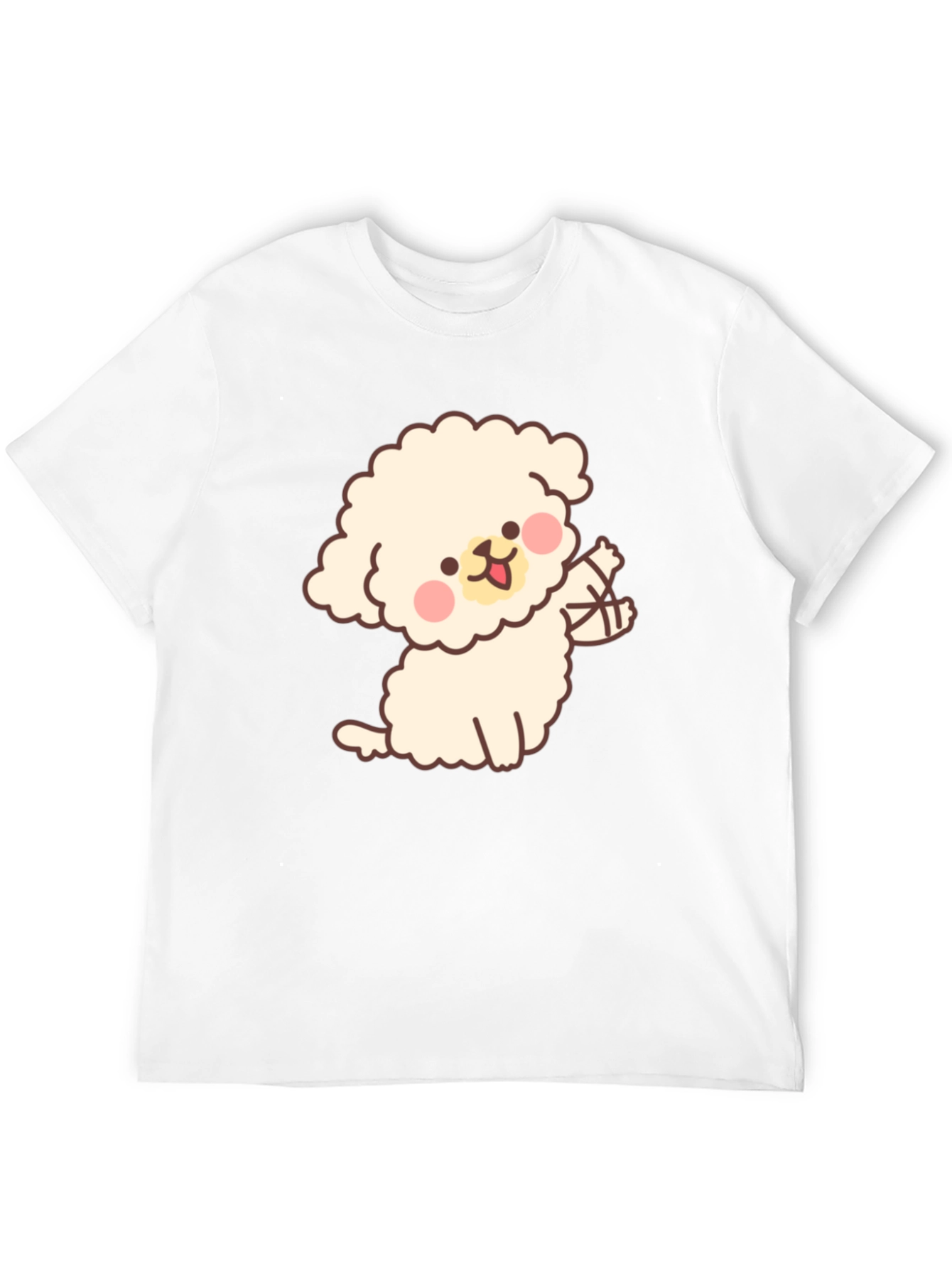 Cute Puppy Graphic T-Shirt - Soft Style Black Tee