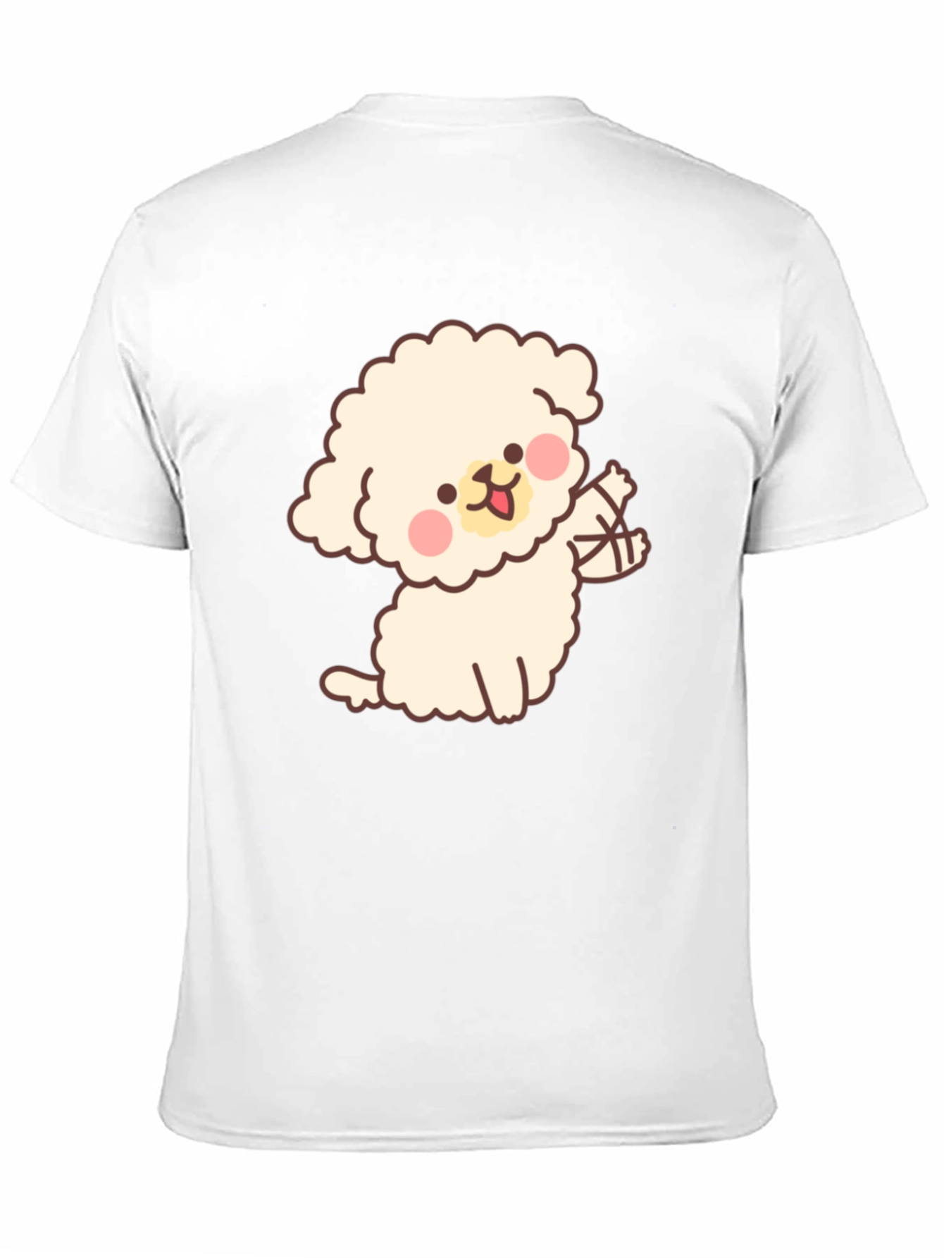 Cute Puppy Graphic T-Shirt - Soft Style Black Tee