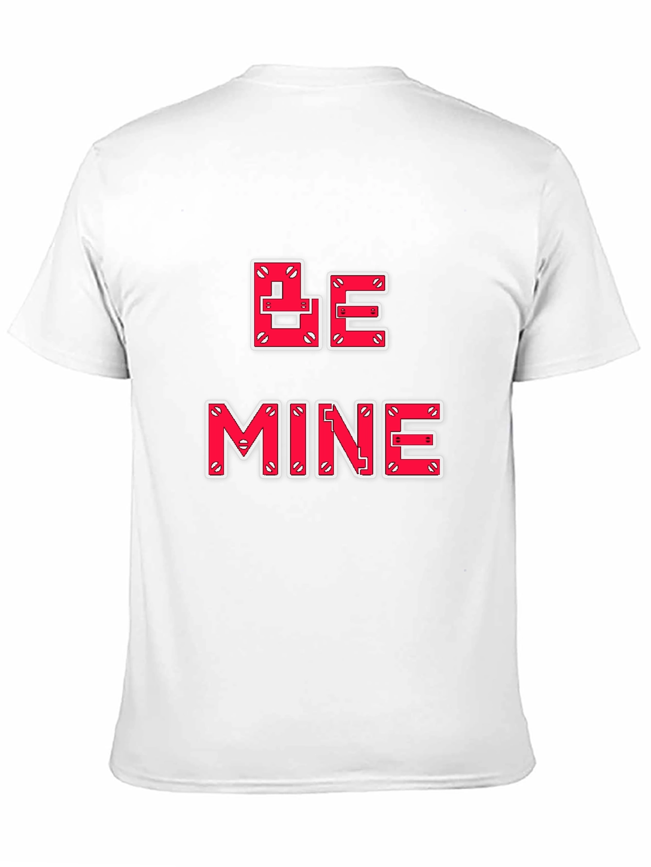 Be Mine Valentines Day Graphic Tee - Black