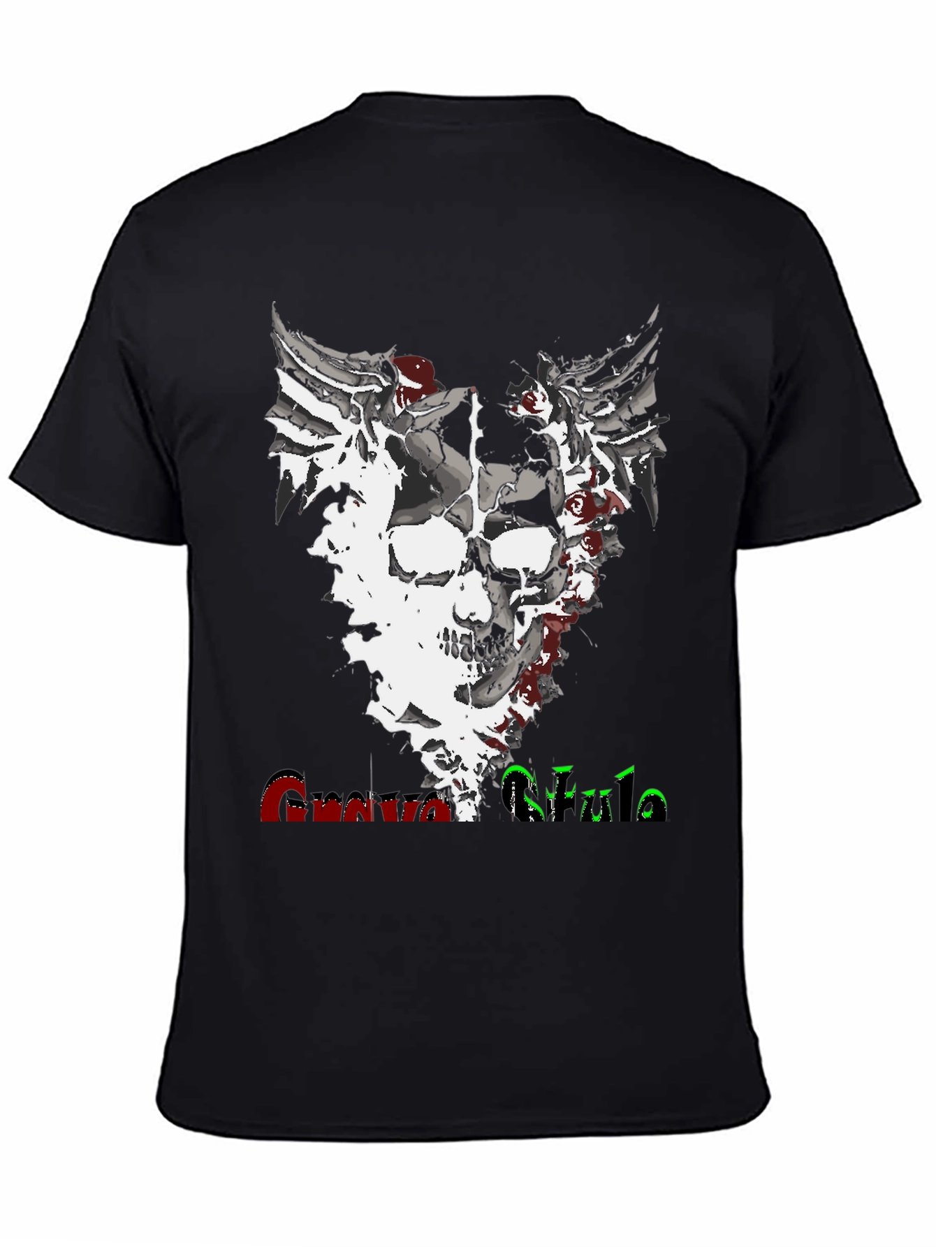 Skull Design Graphic Tee