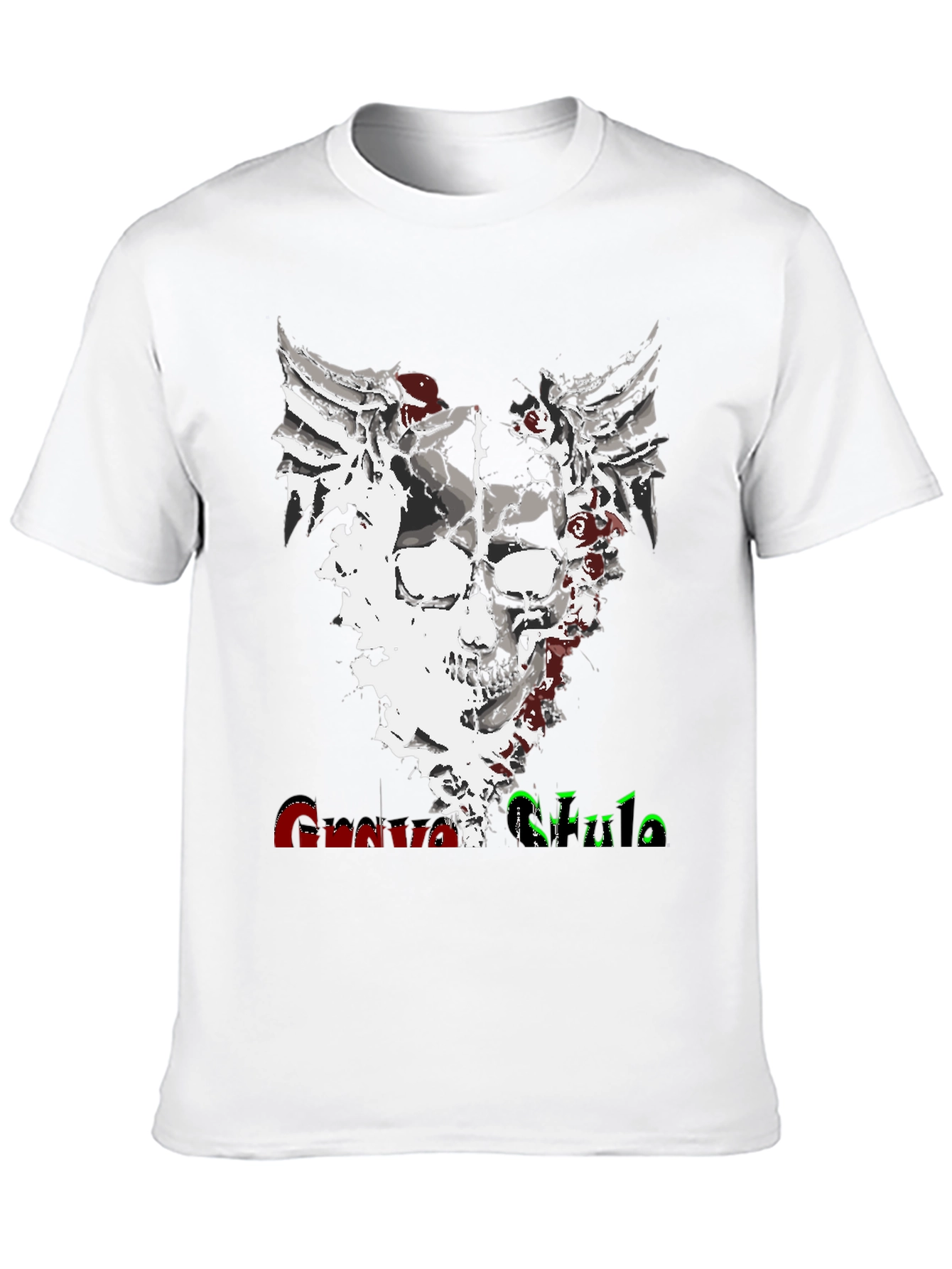 Skull Design Graphic Tee