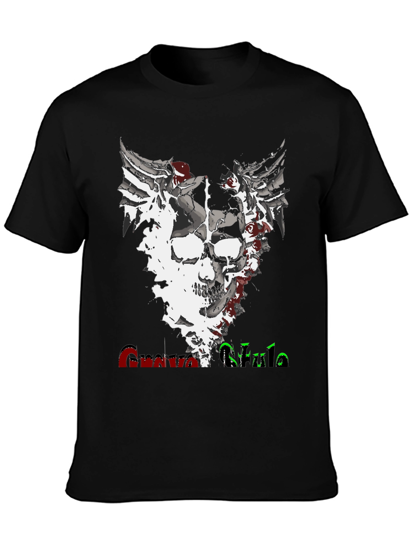 Skull Design Graphic Tee