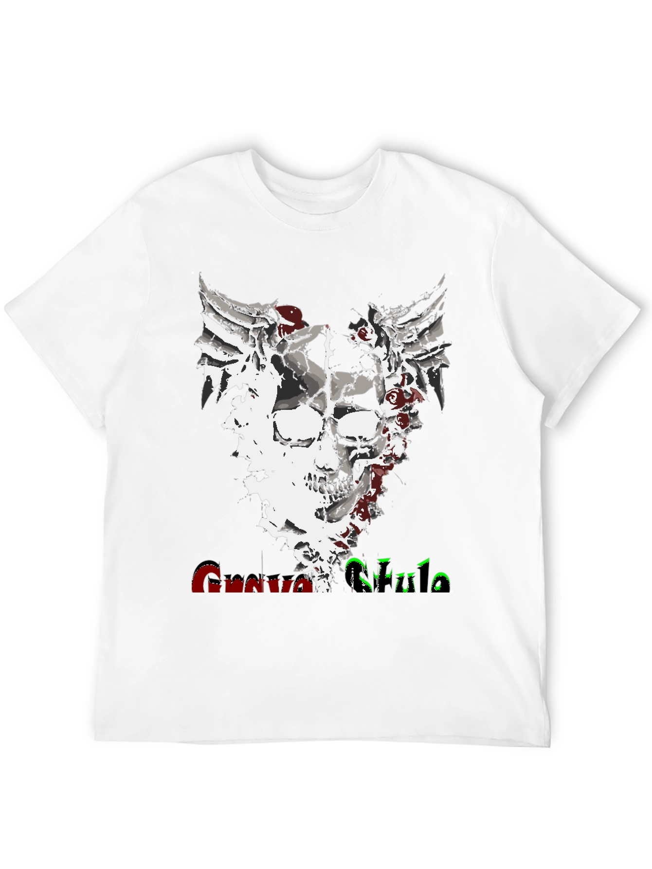Skull Design Graphic Tee