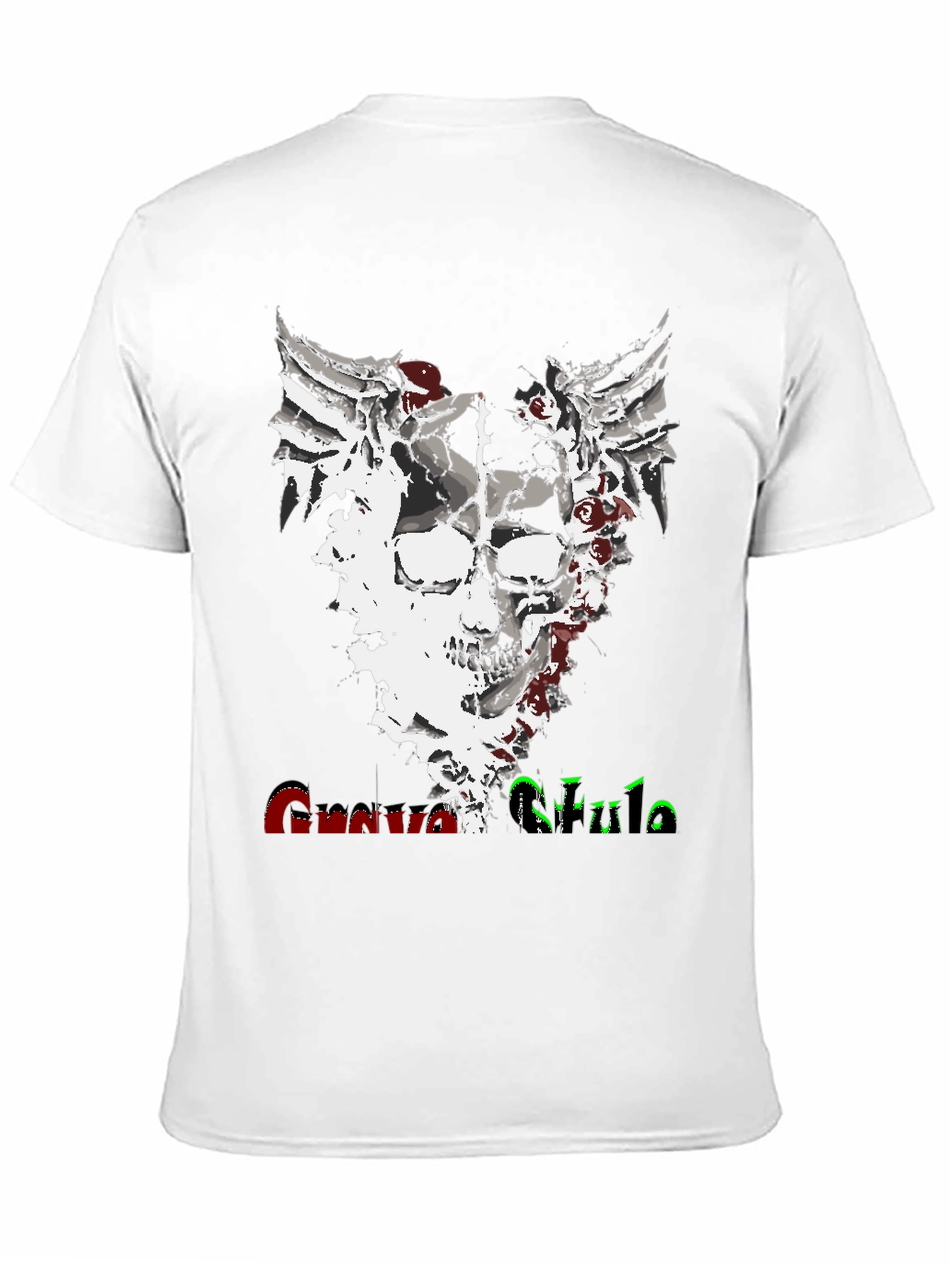 Skull Design Graphic Tee