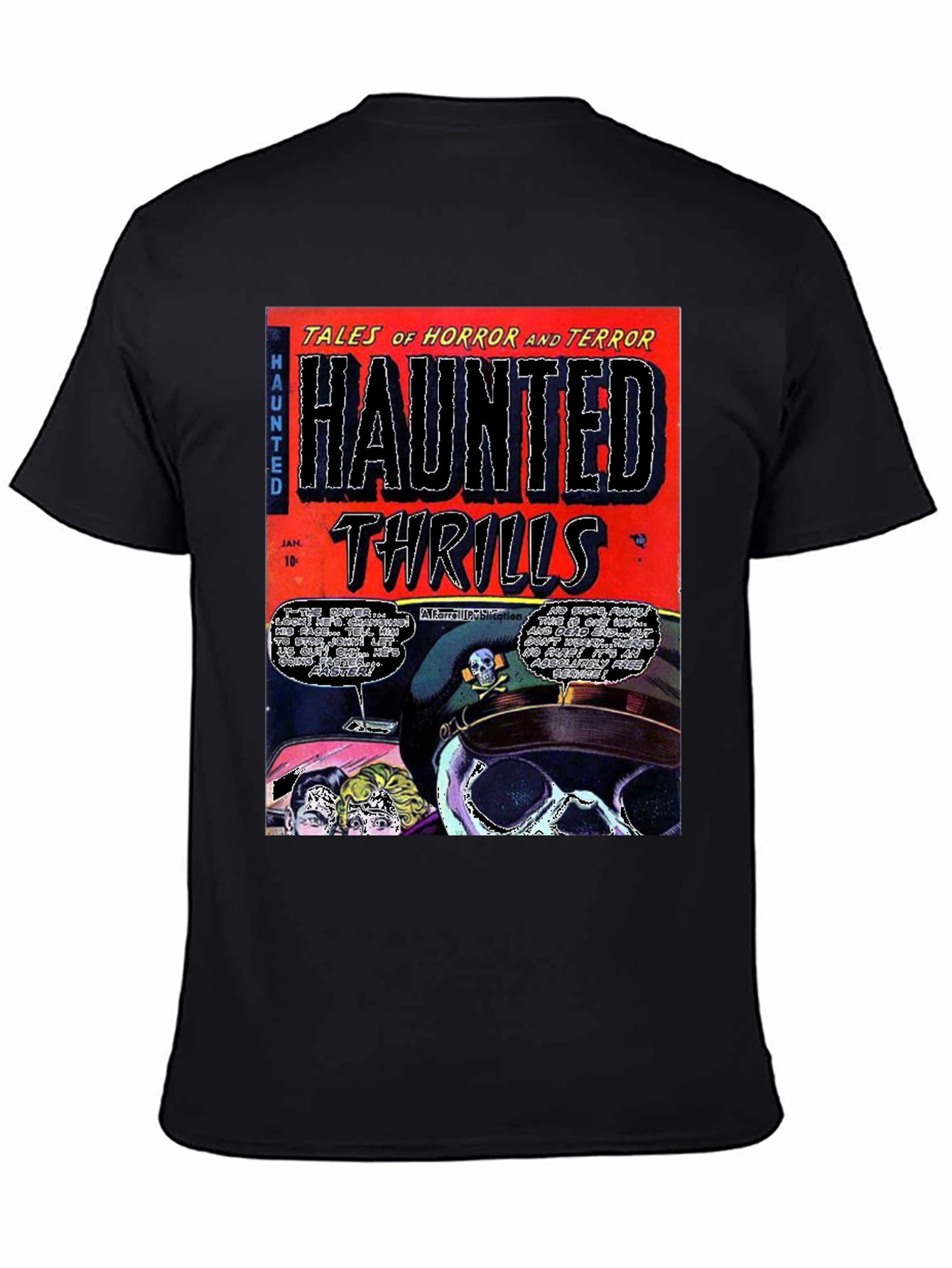 Haunted Thrills Comic Book T-Shirt